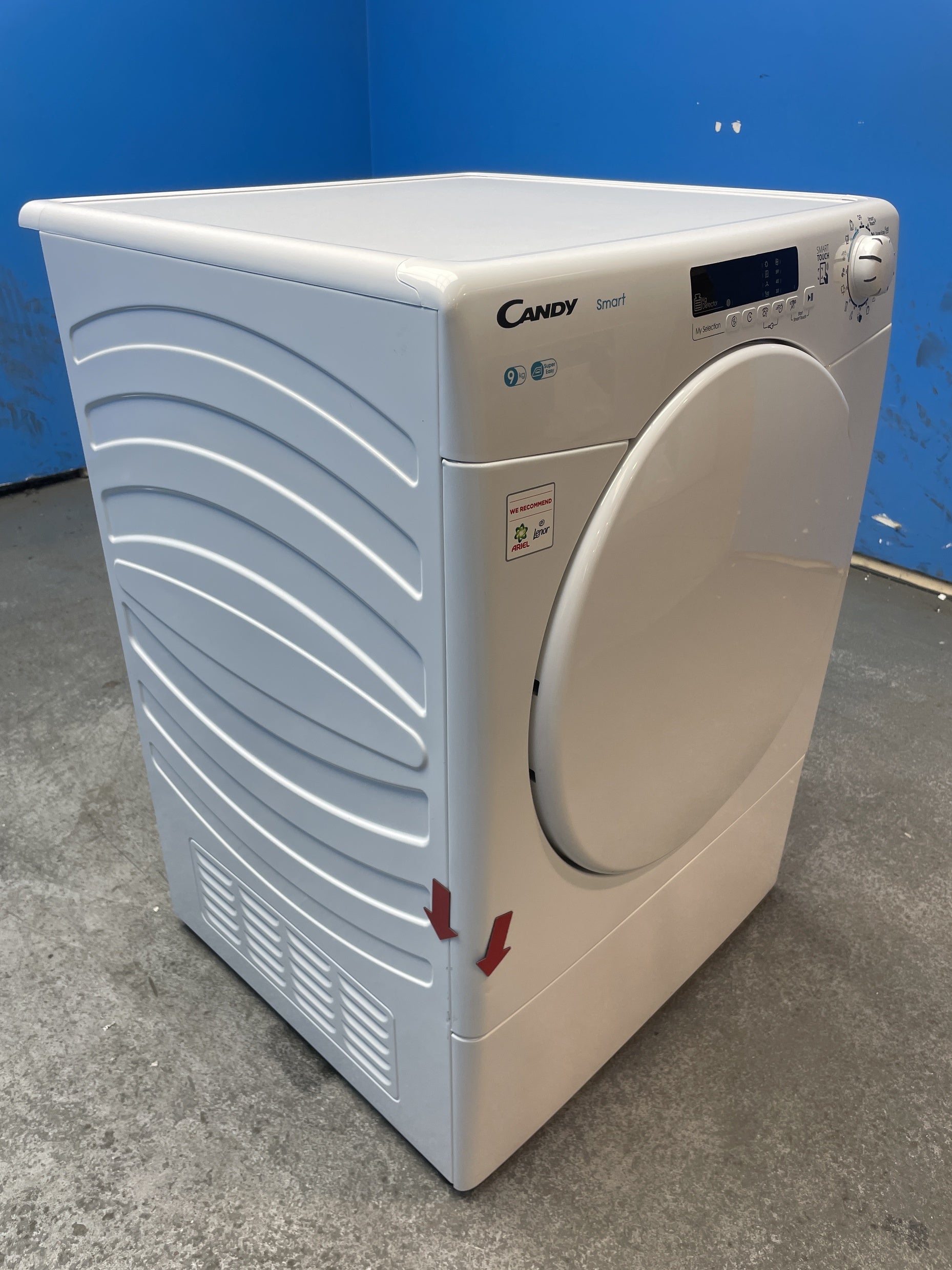 #GRC-158-365 - Candy CSE V9DF-80 9kg Vented Smart Tumble Dryer