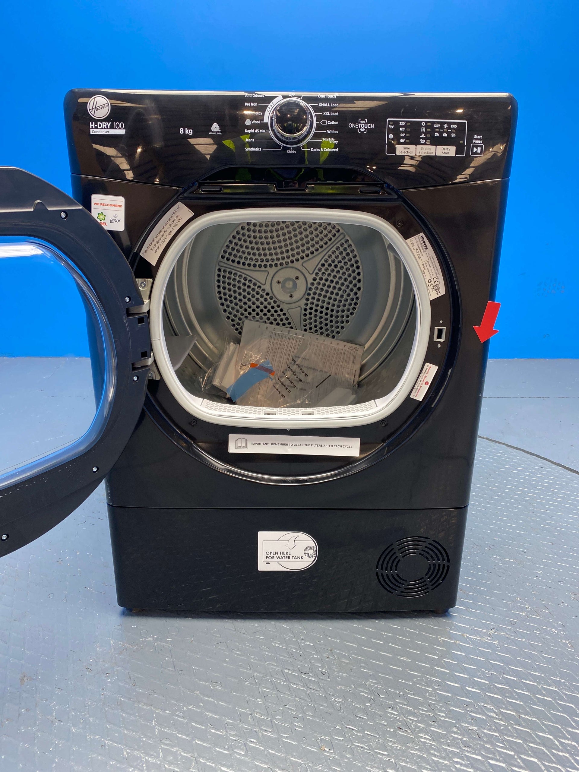 Hoover HLEC8LGB 8kg Condenser Tumble Dryer