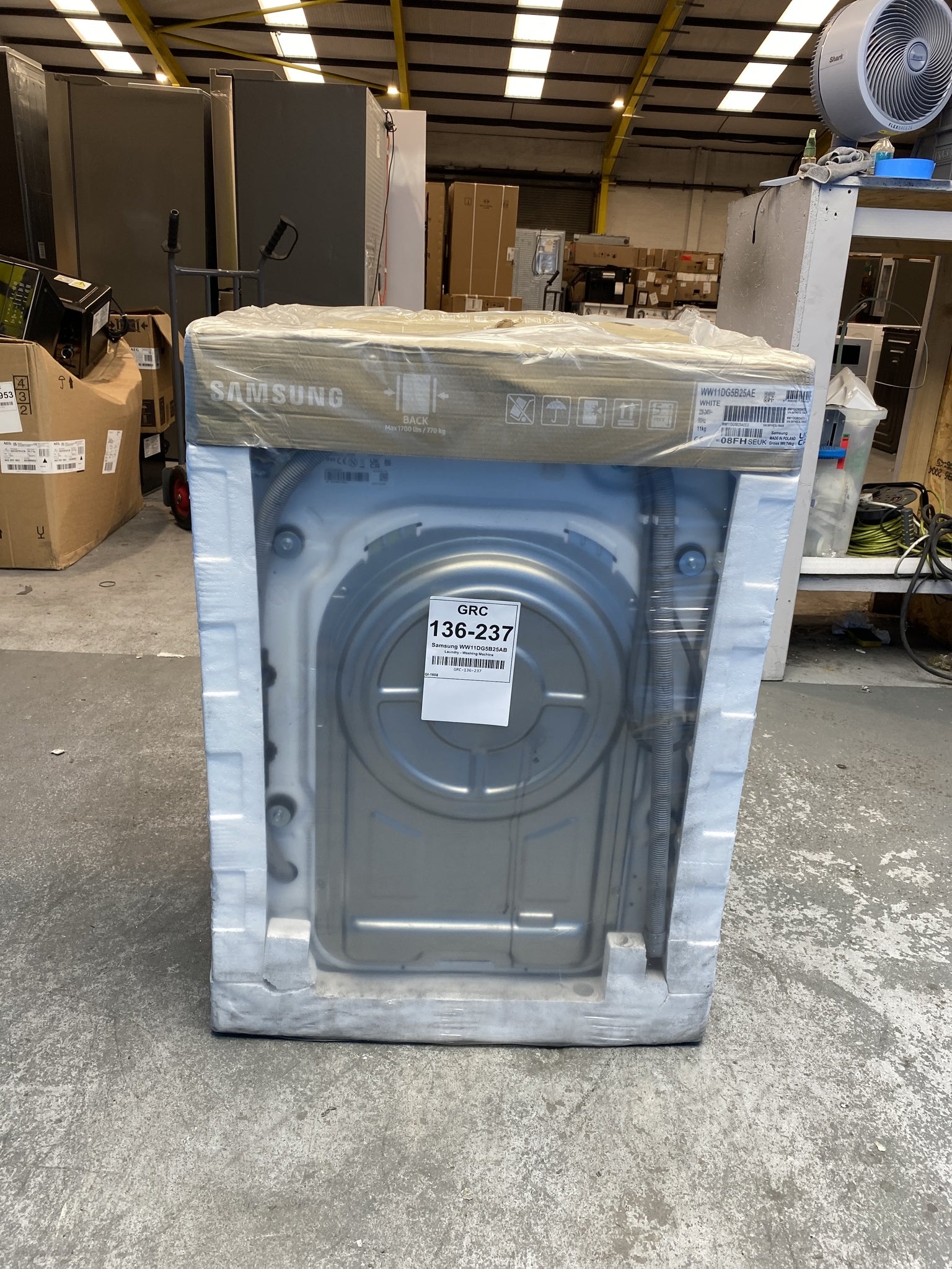 #GRC-136-237 - Samsung Series 5 AI Energy WW11DG5B25AE/EU 11kg 1400rpm Washing Machine