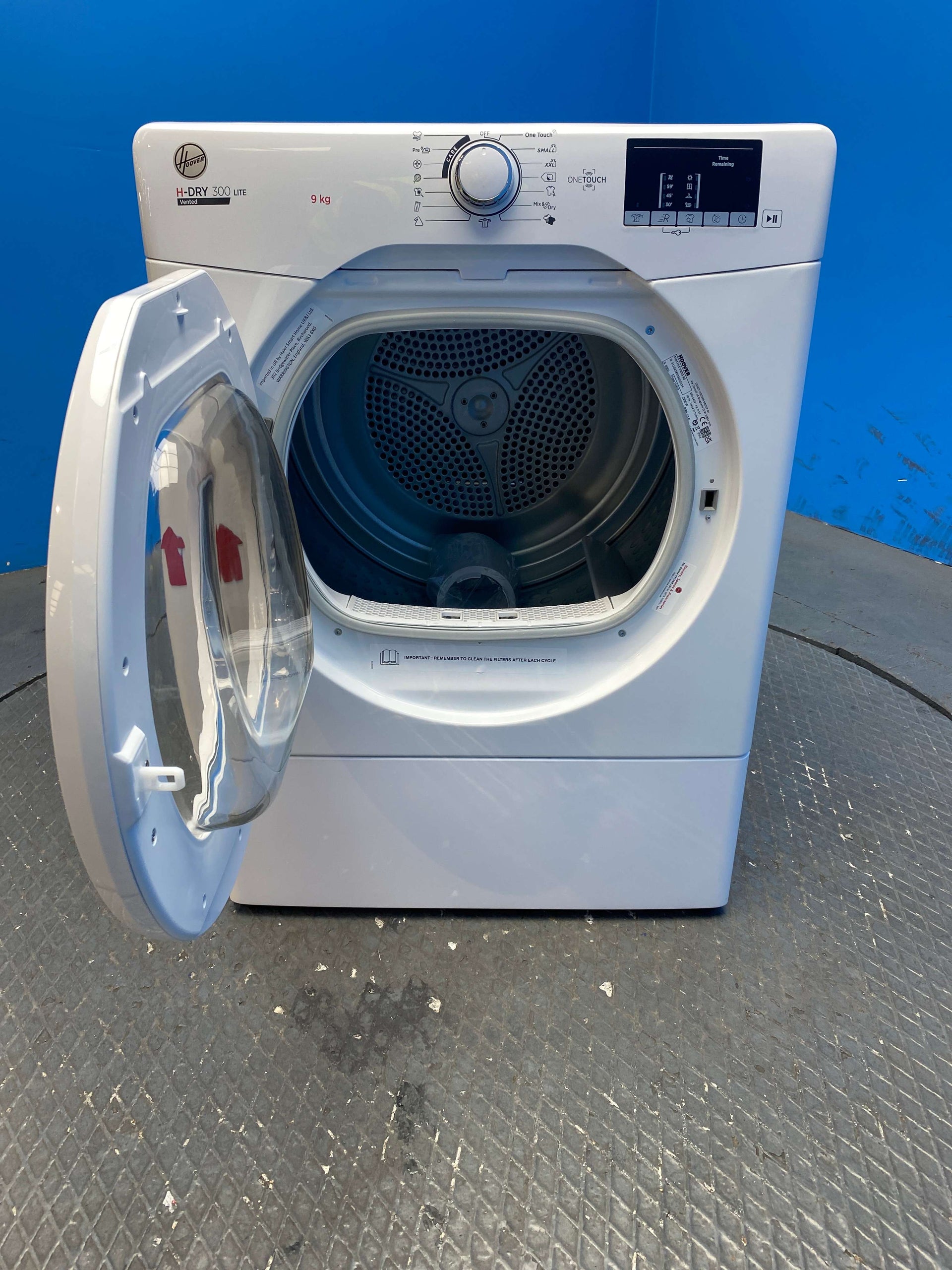 Hoover HLEV9DG 9kg Vented Tumble Dryer