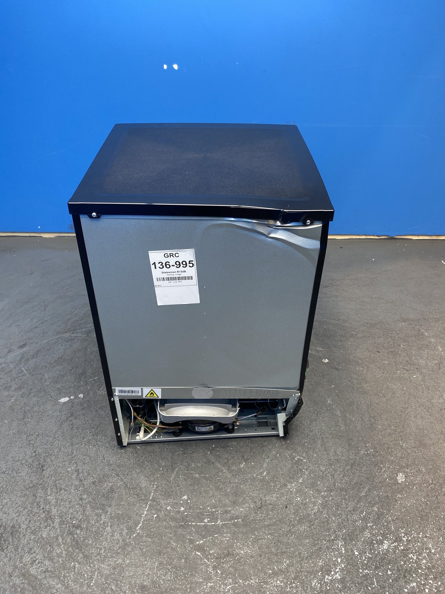 Statesman R155B 55cm 113 Litre Under Counter Fridge