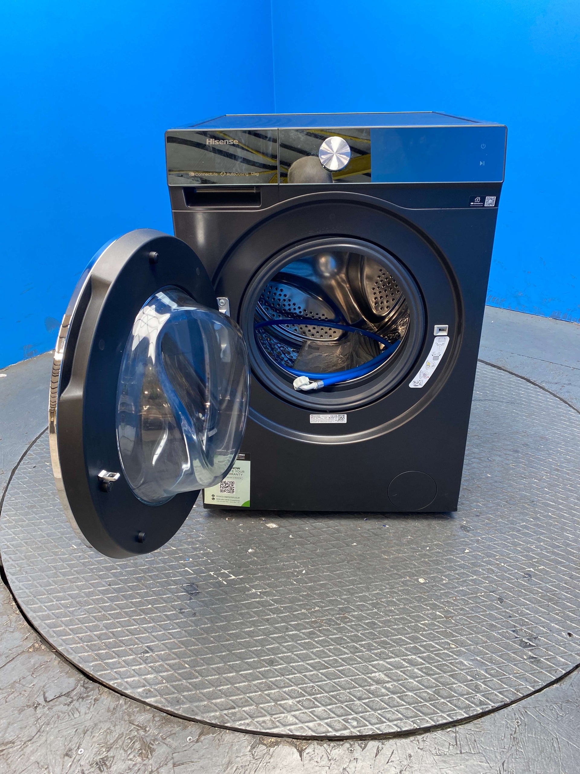 Hisense 7S Series WF7S1247BB 12kg 1400 Spin AI Washing Machine