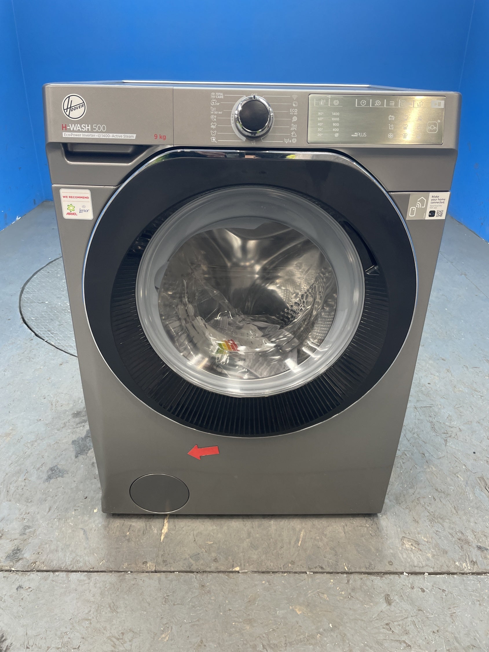 #GRC-155-077 - Hoover HWB49AMBCR 9kg 1400 Spin Washing Machine
