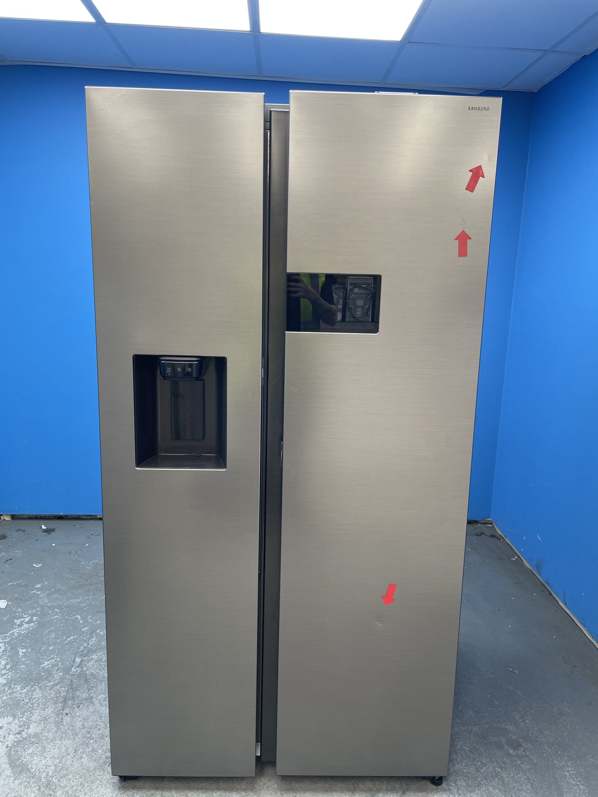 #GRC-157-797 - Samsung Series 9 RS90F64EDT Bespoke AI American Style Fridge Freezer