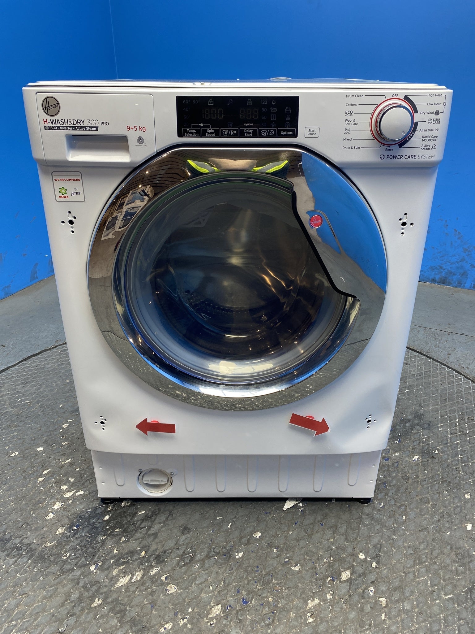 Hoover HBDOS695TAMCE Built In 9kg / 5kg 1600 Spin Washer Dryer