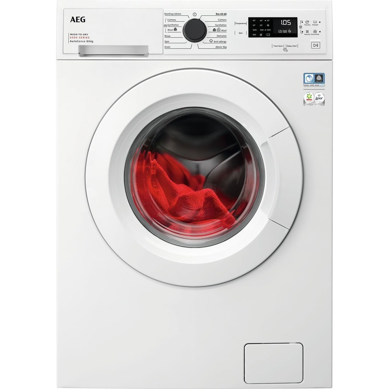 AEG 6000 Series LWX60846B 8/4kg 1600rpm Washer Dryer – Renew 2 U