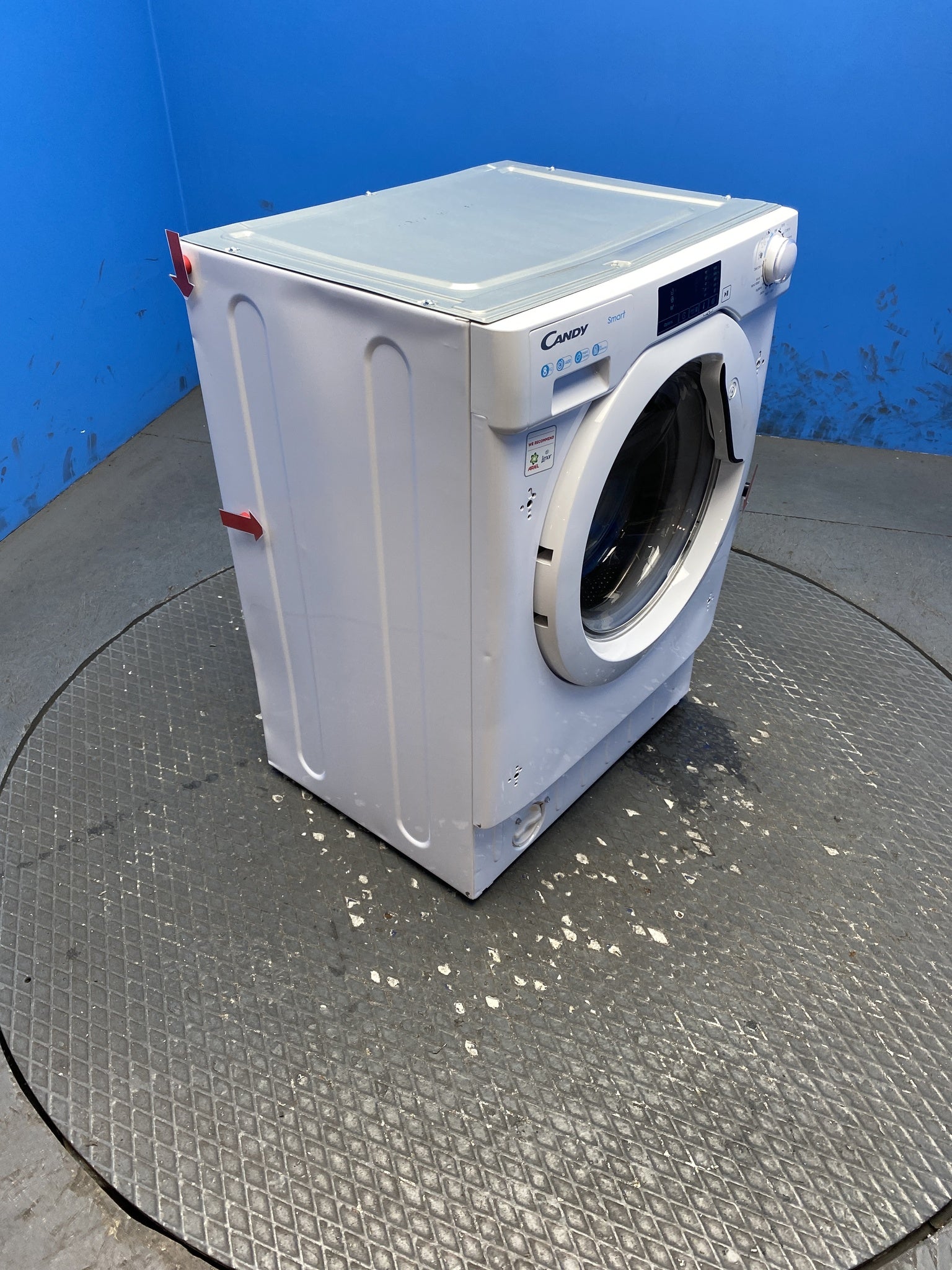 Candy CBW48D1W4 Integrated 8kg 1400 Spin Washing Machine