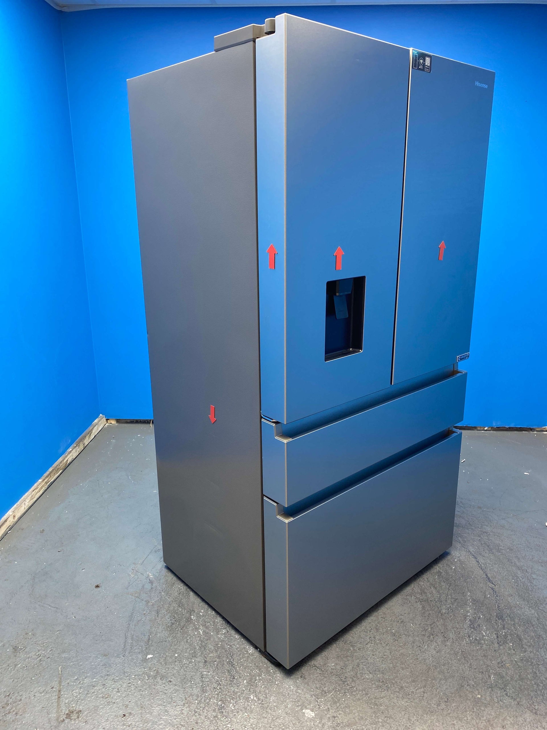 Hisense RF749N4SWSE 579L No Frost French Door Fridge Freezer