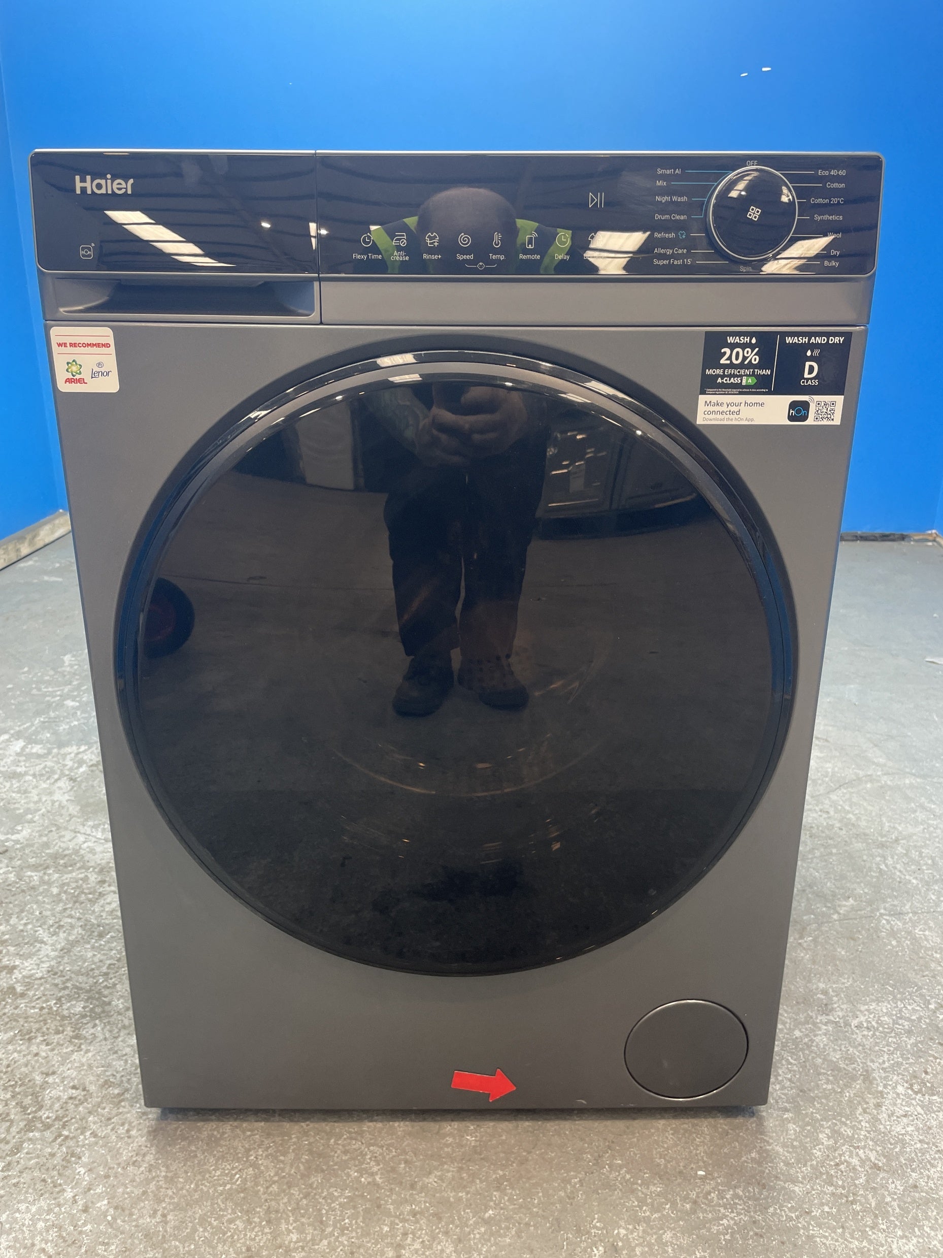 #GRC-148-301 - Haier X Series 5 HWD100-BP16357GU1 12/8kg 1600rpm Washer Dryer