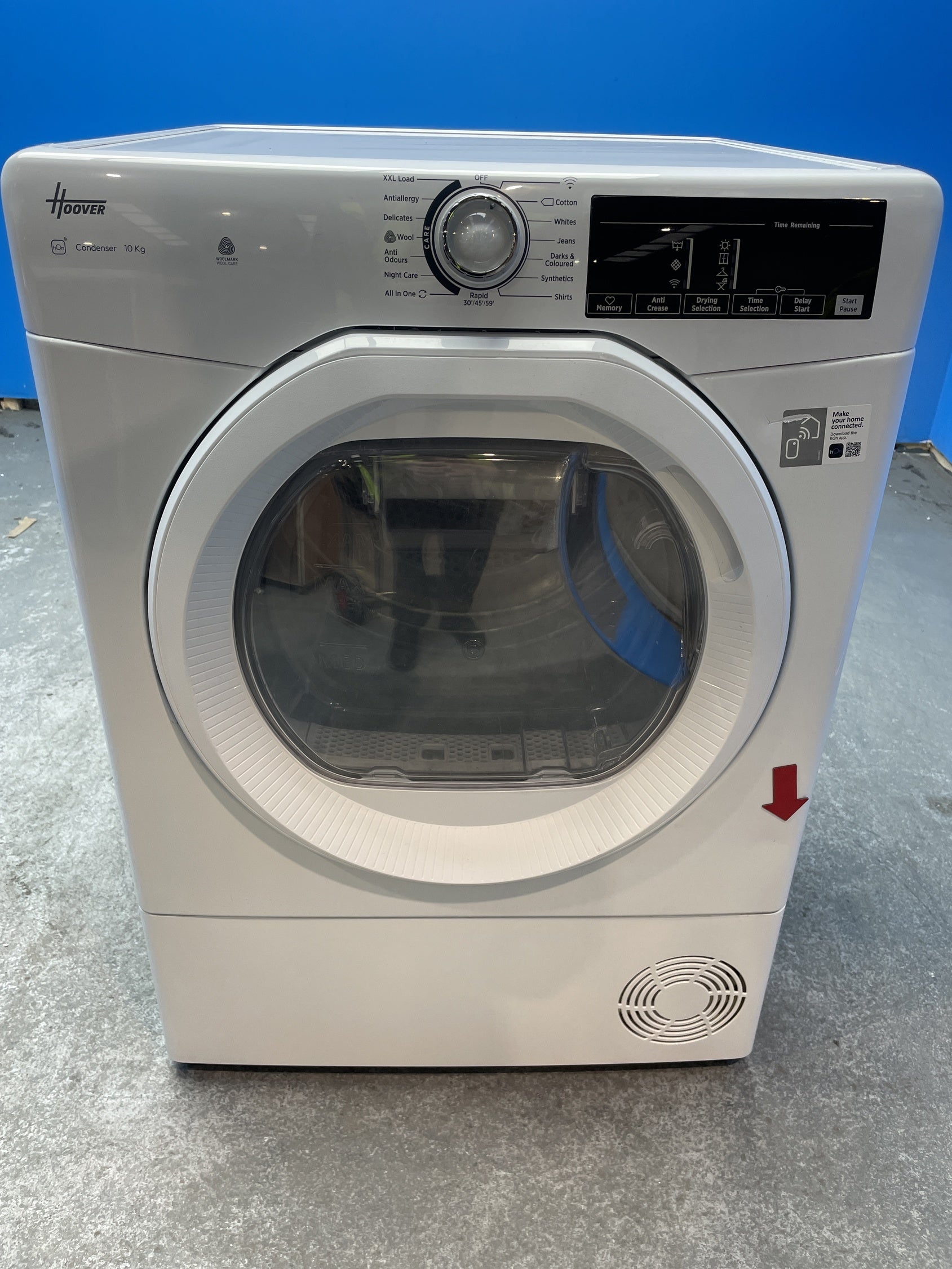 #GRC-157-672 - Hoover HRE C10TE-80 10kg Condenser Tumble Dryer