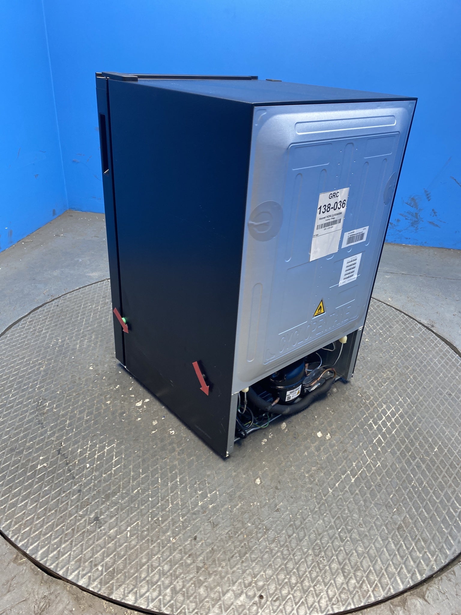 Hoover HONLQ2S58EBK H-FRIDGE 300 Mini Undercounter Fridge