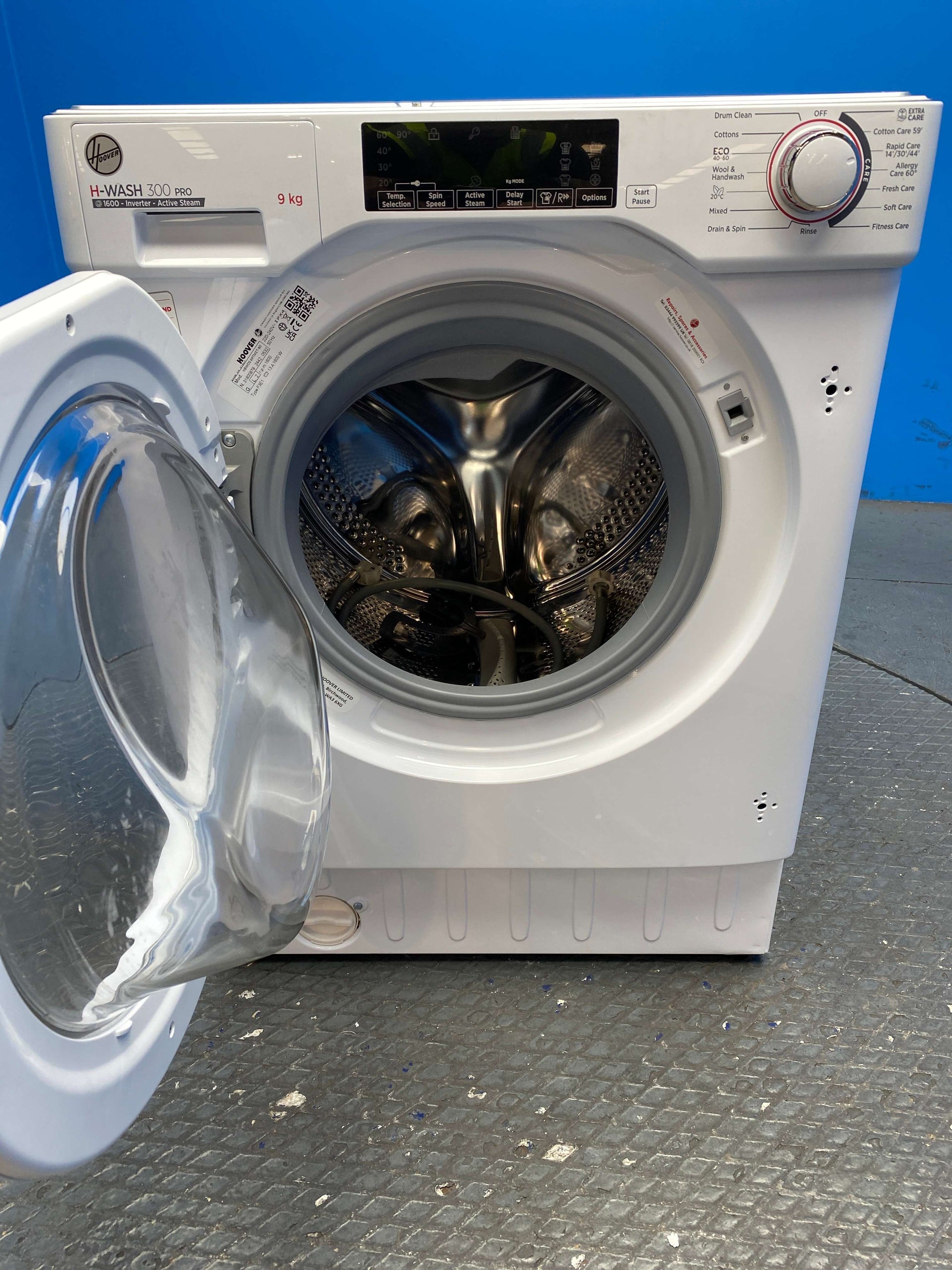 Hoover HBWOS69TMET Integrated  9kg 1600 Spin Washing Machine