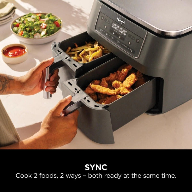 Ninja DZ300UK Dual Zone Air Fryer with Sync/Match Tech – Renew 2 U