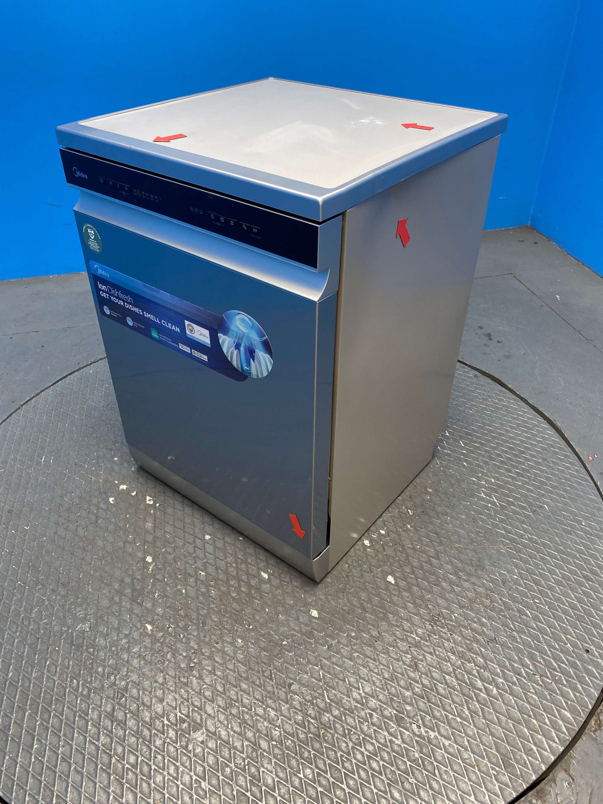 Midea MDWEF1433DSS Full Size 14 Place Dishwasher