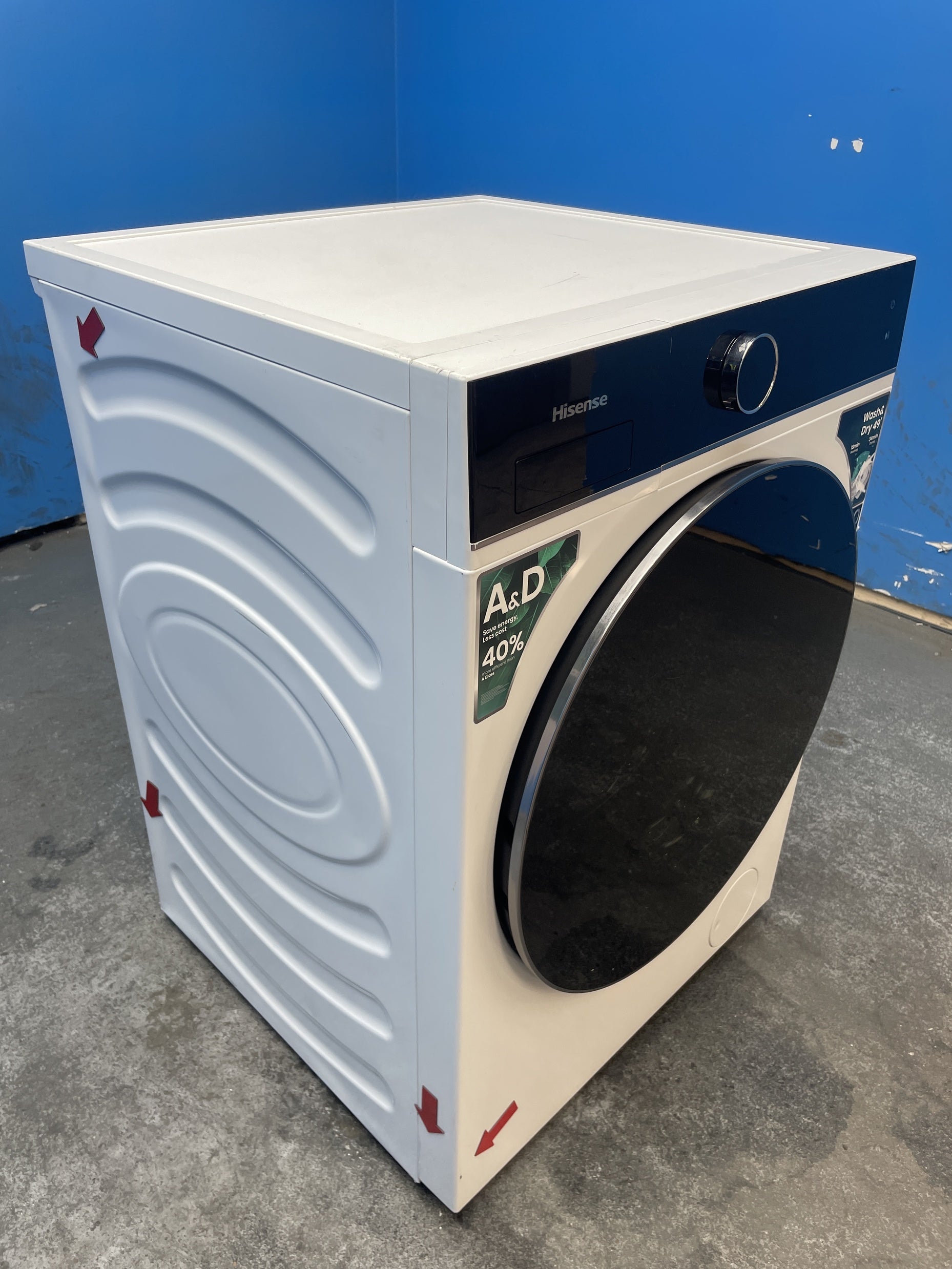 #GRC-143-444 - Hisense WD5I1245BWR 5i Series 12/8kg 1400rpm Washer Dryer