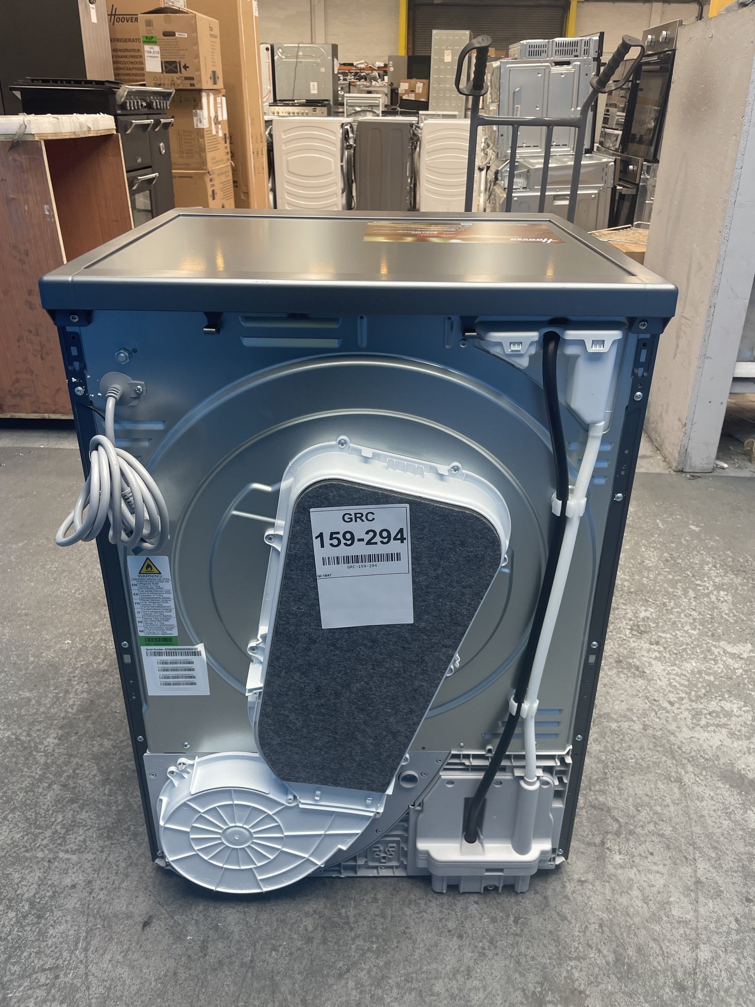 #GRC-159-294 - Hoover Pro Dry Series 3 HBR 10N2BRX 10kg Heat Pump Dryer