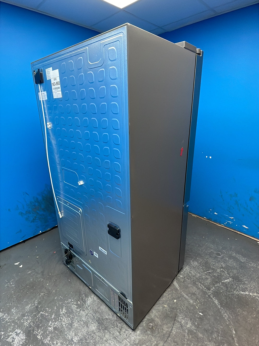 #GRC-163-593 - Hisense 91.4cm French Door Fridge Freezer – 634L, Stainless Steel