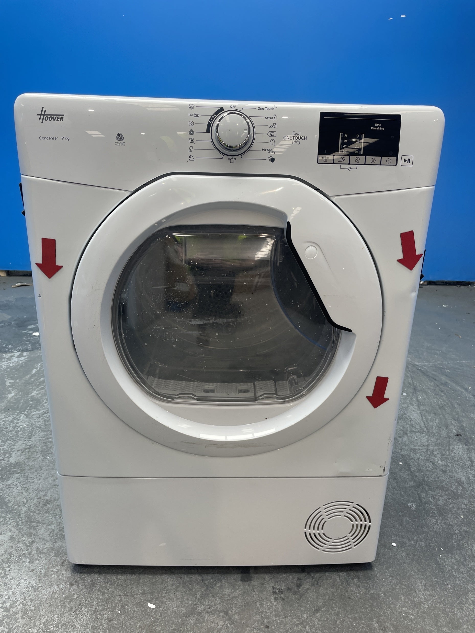 #GRC-158-569 - Hoover HLEC9DE 9kg Condenser Tumble Dryer
