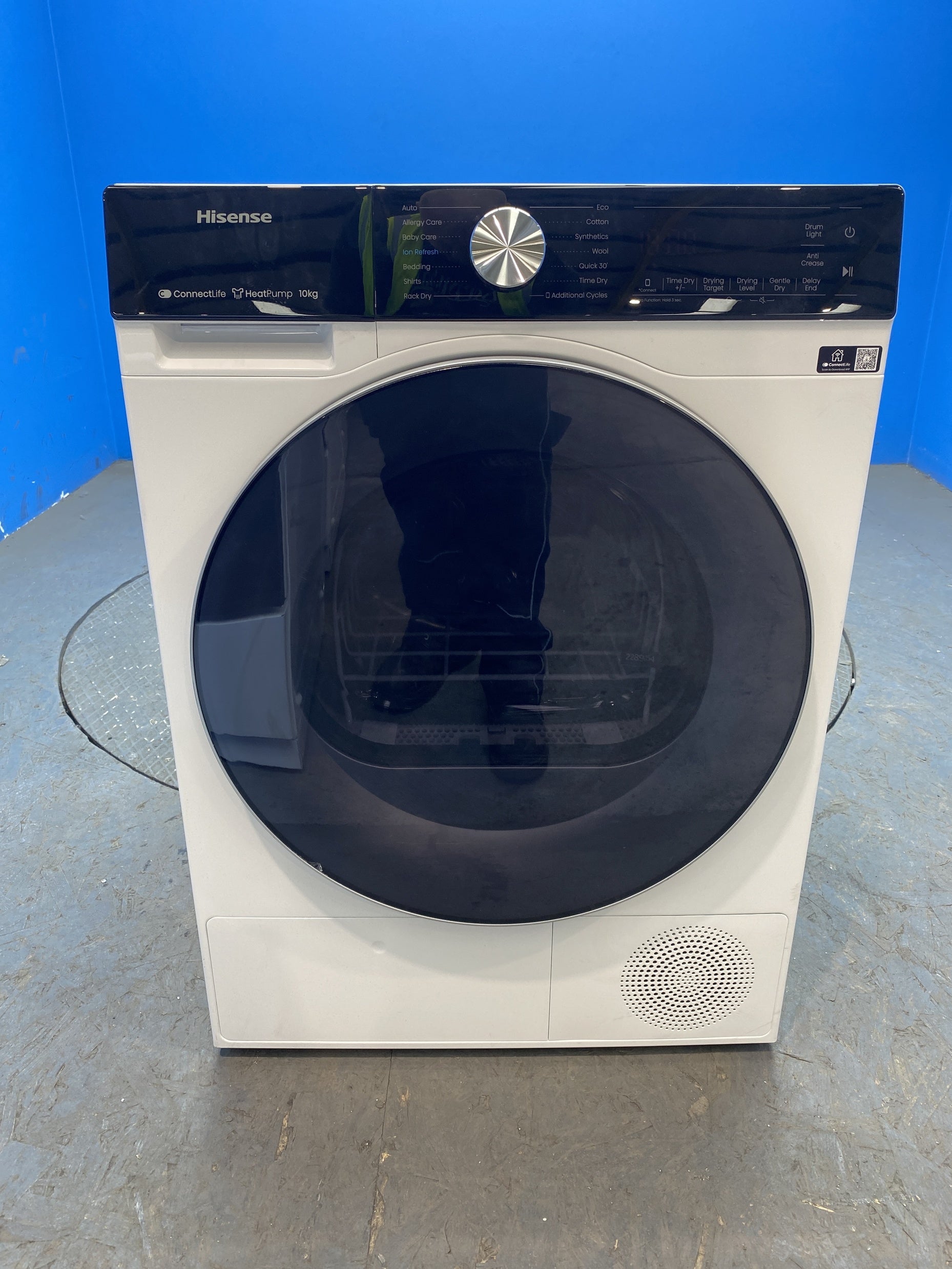 #GRC-157-470 - Hisense DH5S102BW 10kg Heat Pump Tumble Dryer