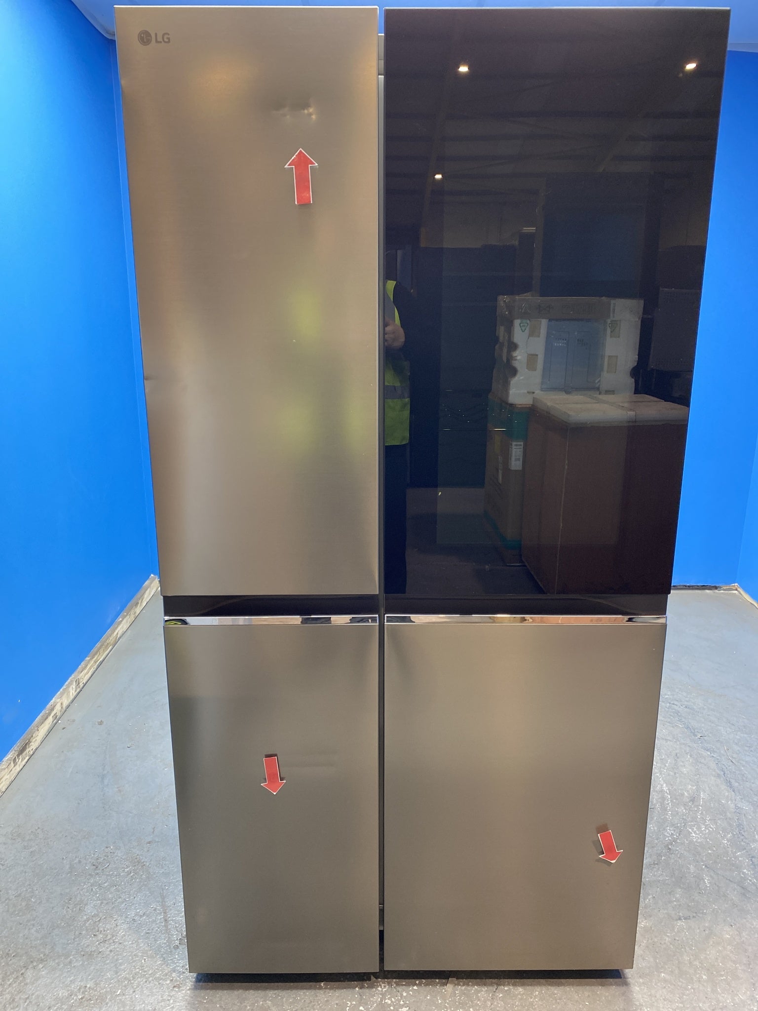 LG GSVV80PYLL 655L InstaView American Fridge Freezer