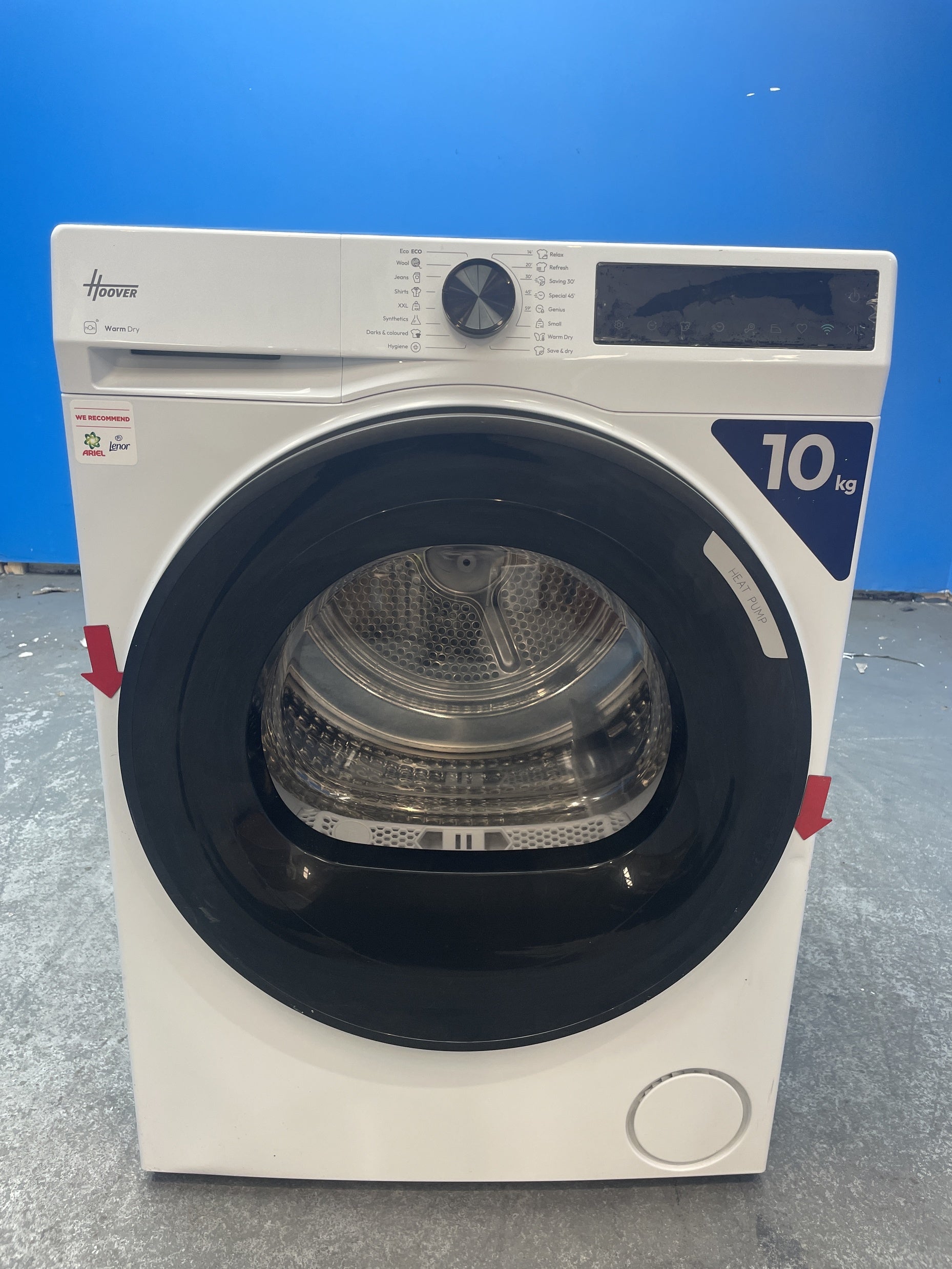 #GRC-159-337 - Hoover Pro Dry Series 3 HBR 10N2BX-80 Heat Pump Tumble Dryer