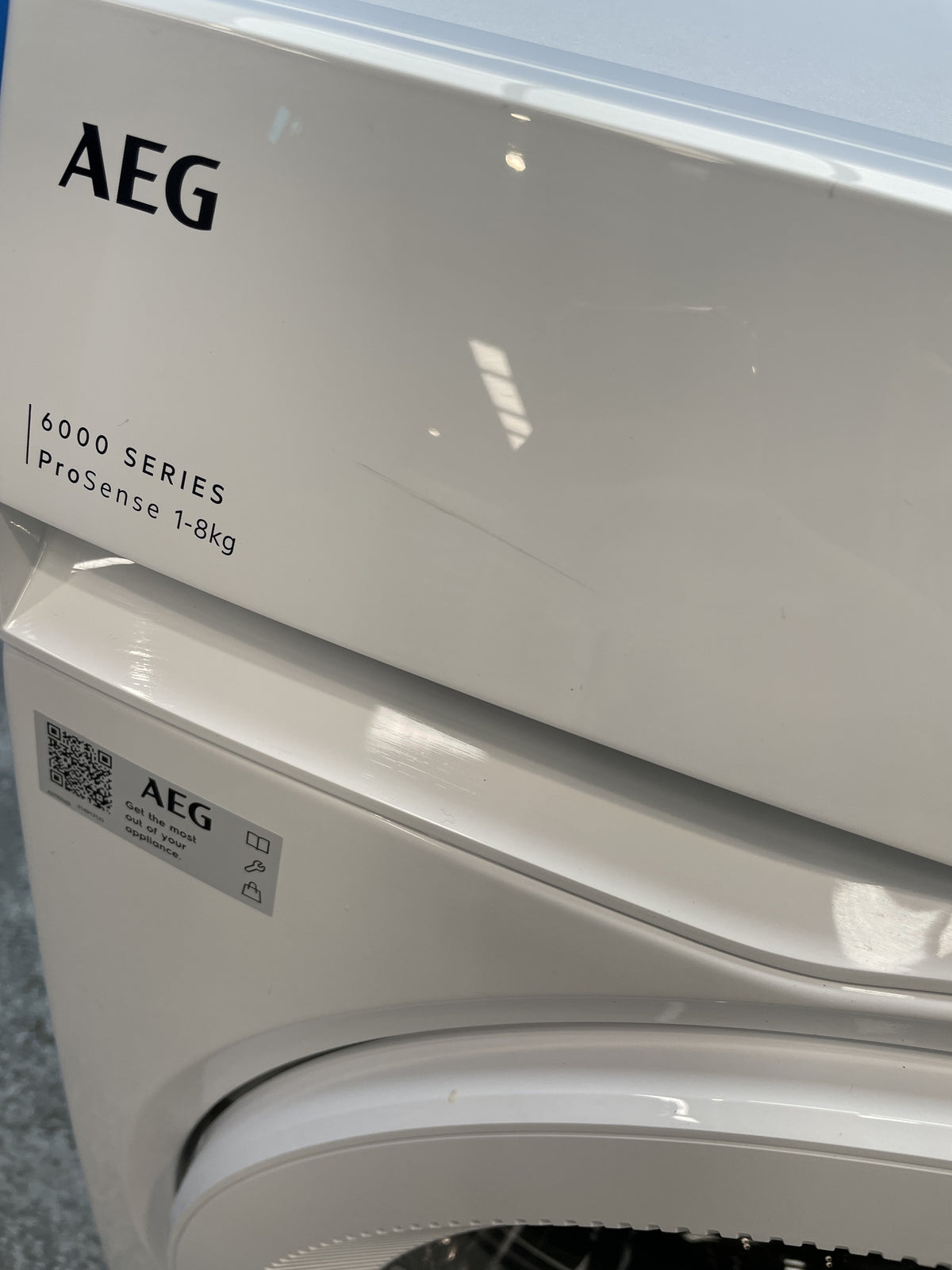 #GRC-158-286 - AEG 6000 Series ProSense LFR61842B 8kg 1400 Spin Washing Machine