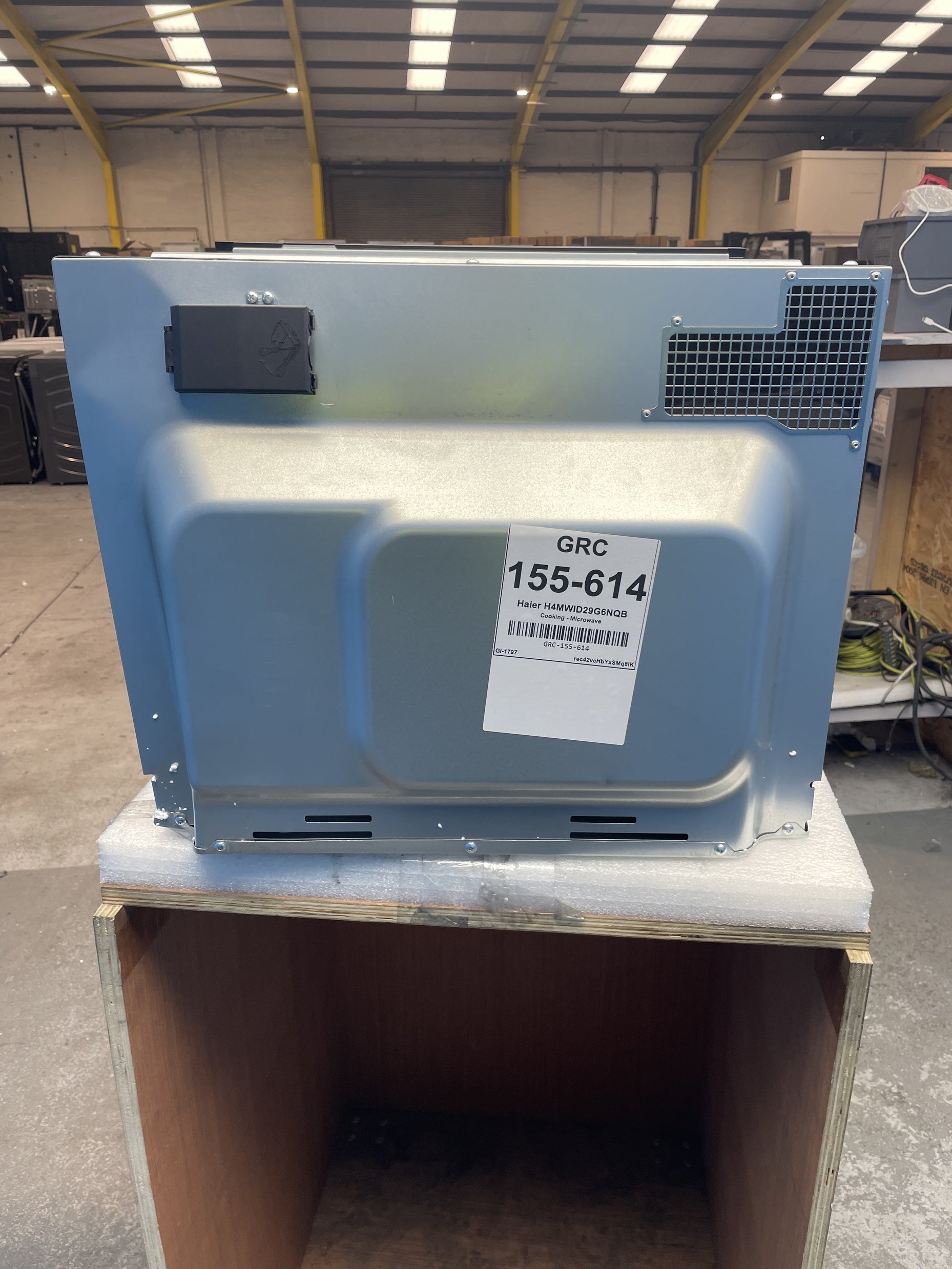 #GRC-155-614 - Haier H4MWID29G6NQB 44L Built‑In Combo Microwave