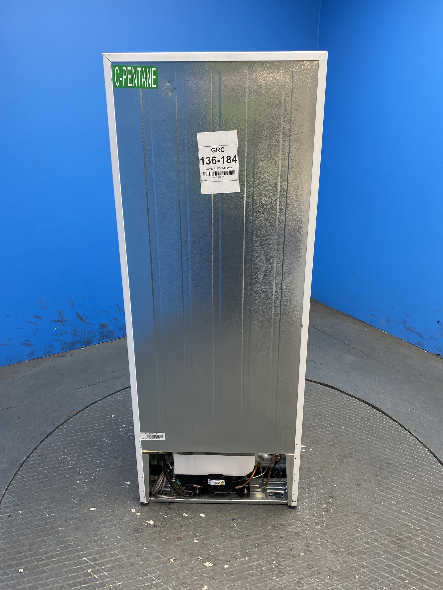 Candy CLH3S514EWK 143cm Tall Freestanding Larder Fridge