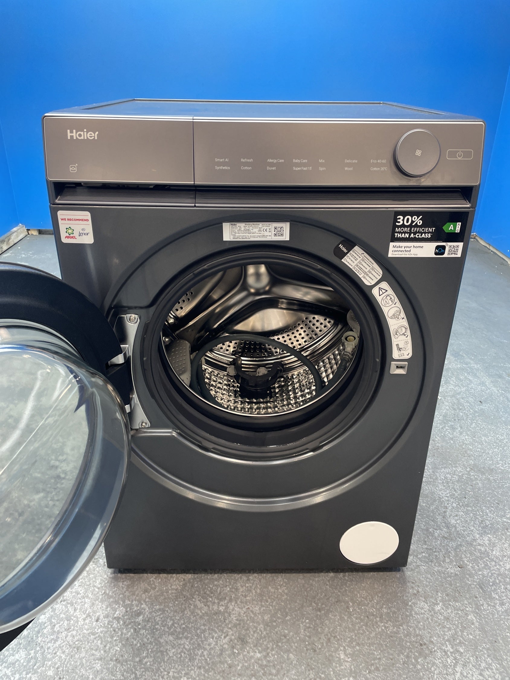 #GRC-155-858 - Haier X Series 7 HW100-B14367GU1 10kg 1400 Spin Washing Machine