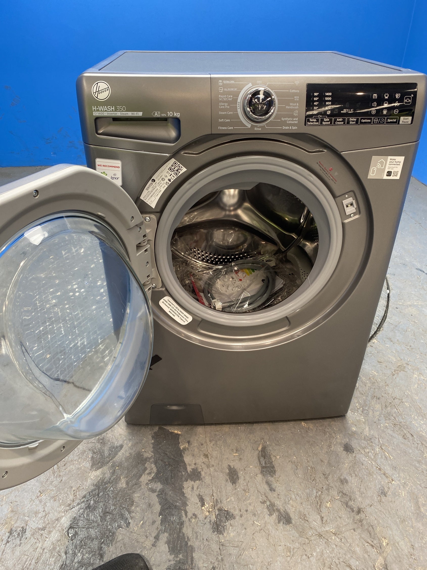 #GRC-144-972 - Hoover H3WPS4106TRR6 10kg 1400 Spin Washing Machine