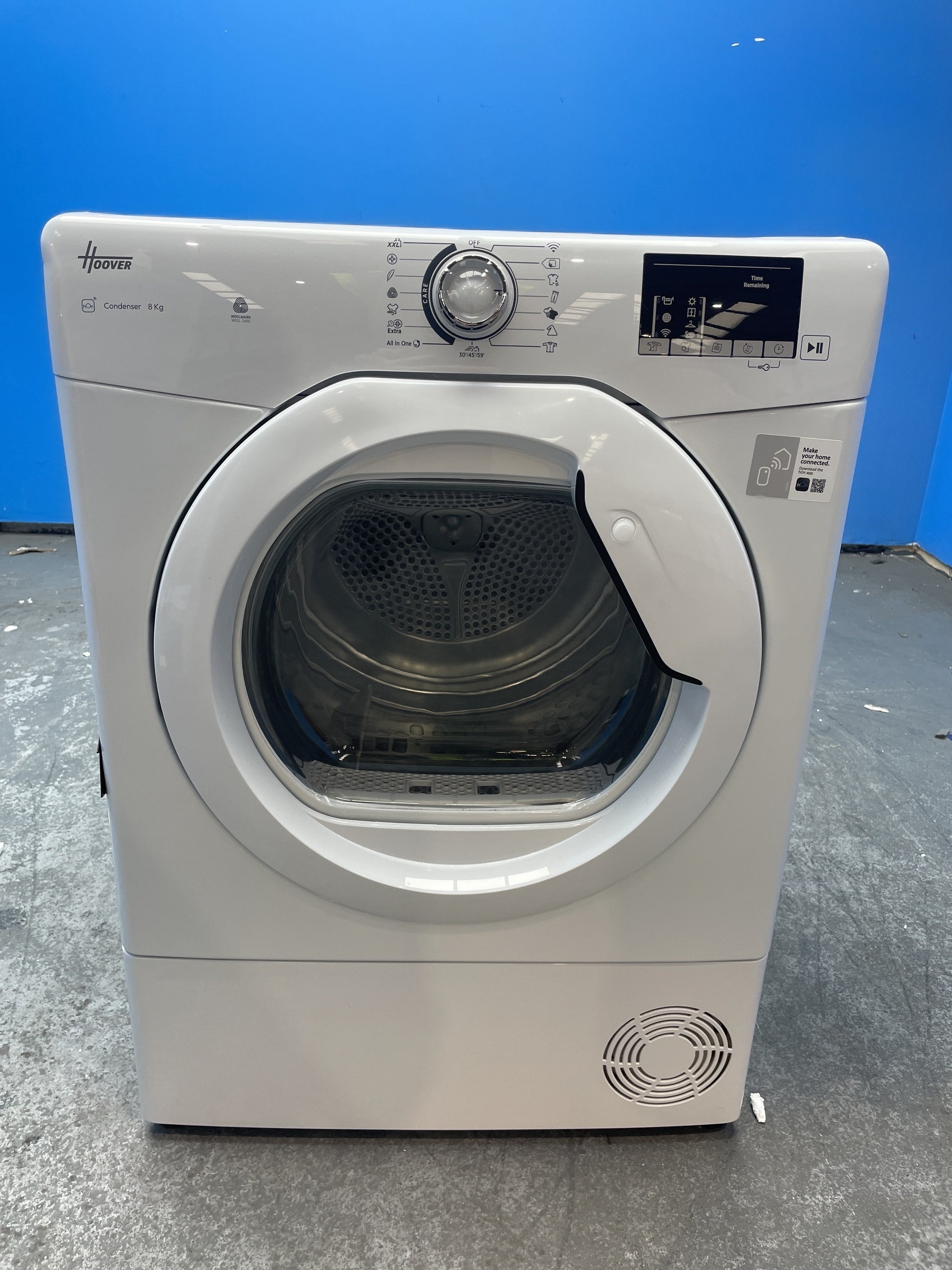 #GRC-159-043 - Hoover H-DRY 300 HLEC8DG 8kg Condenser Tumble Dryer