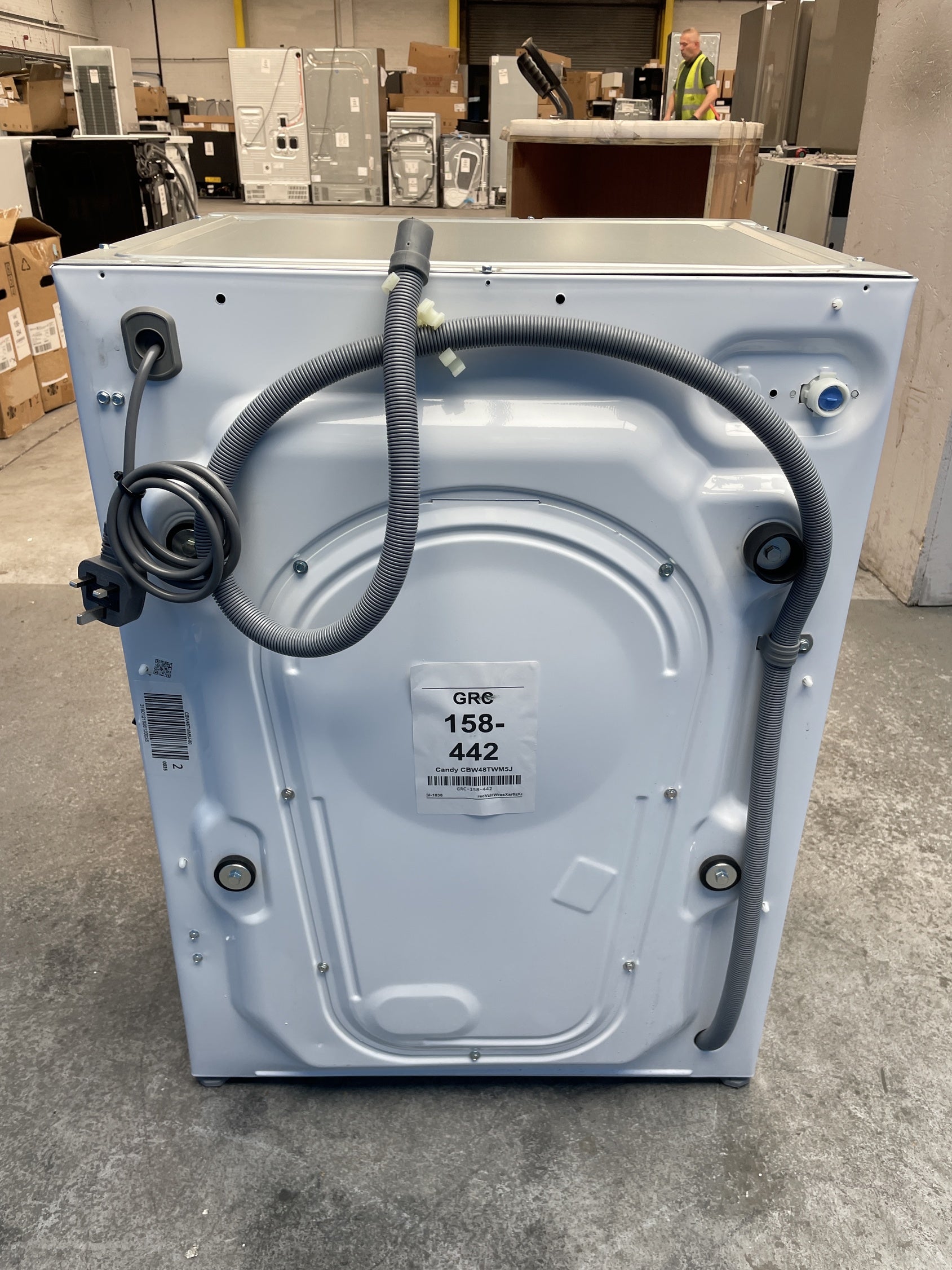 #GRC-158-442 - Candy CBW48TWM5J-80 Integrated 8kg 1400rpm Washing Machine