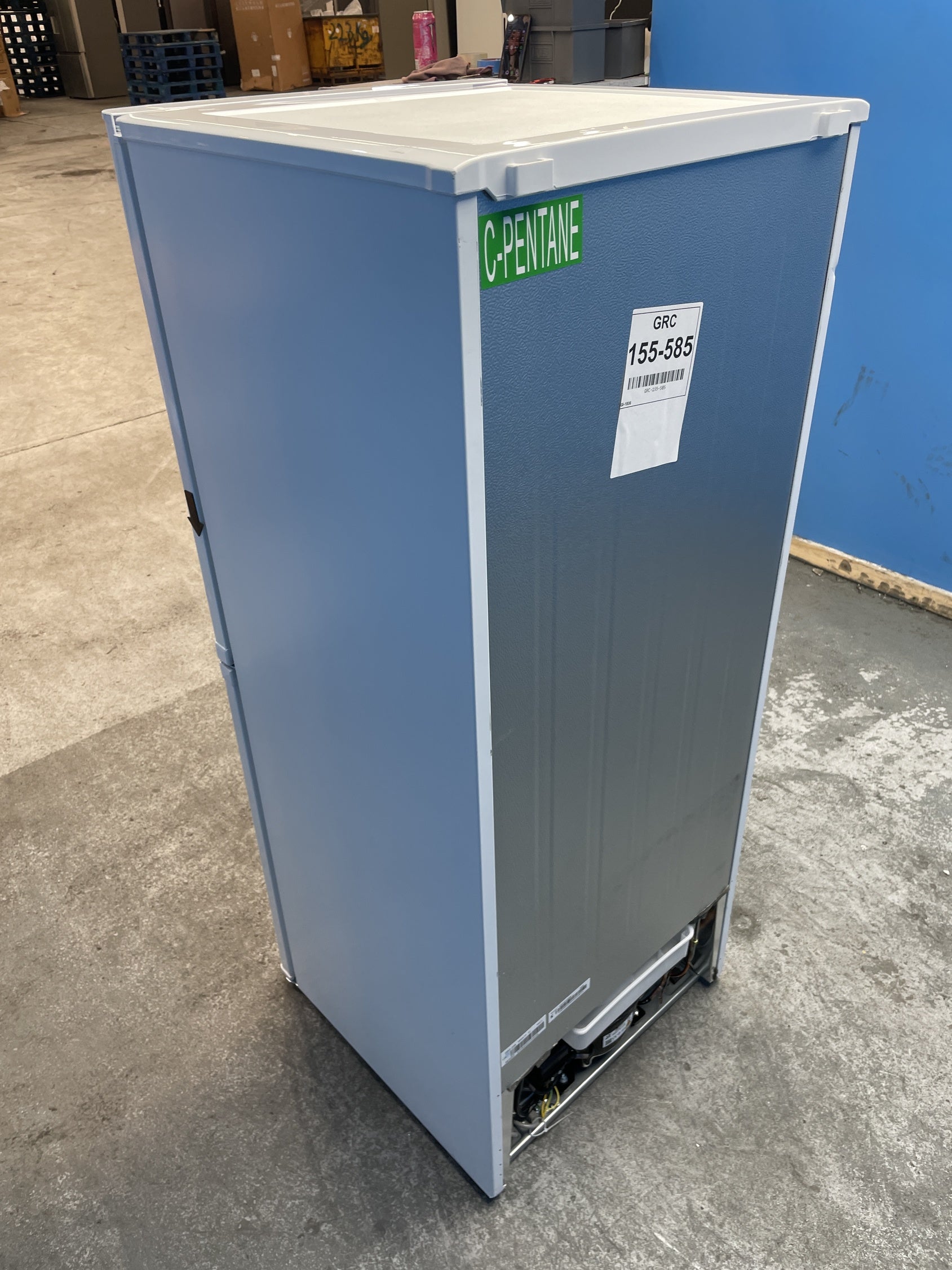#GRC-155-585 - Candy CCH1S135EWK 55cm 185 Litre Combi Fridge Freezer