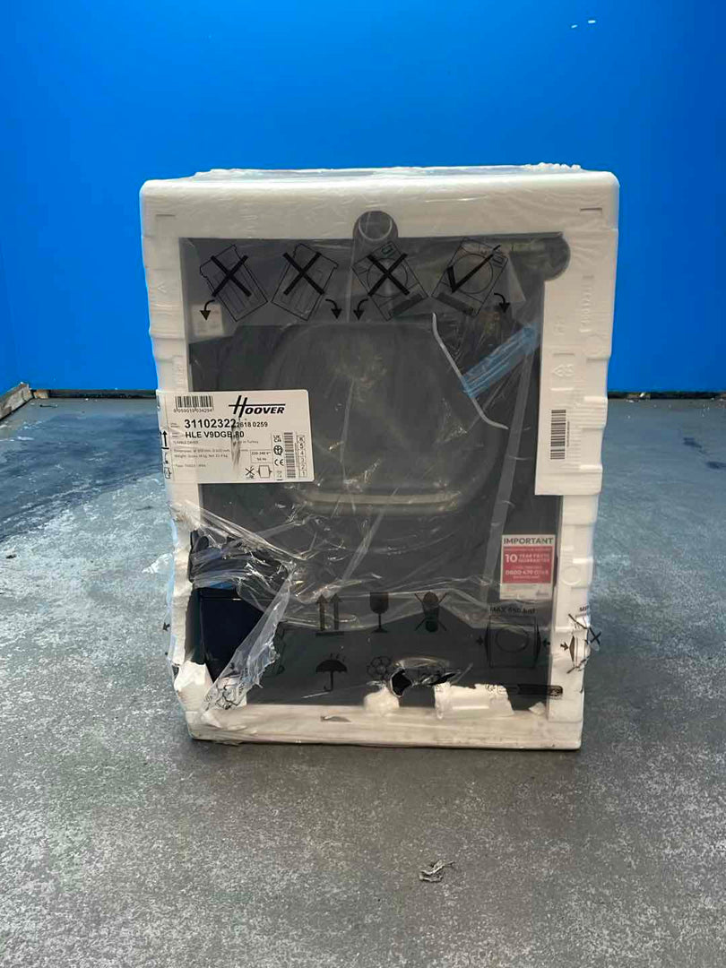 #GRC-161-688 - Hoover HLE V9DGB-80 9kg Vented Tumble Dryer