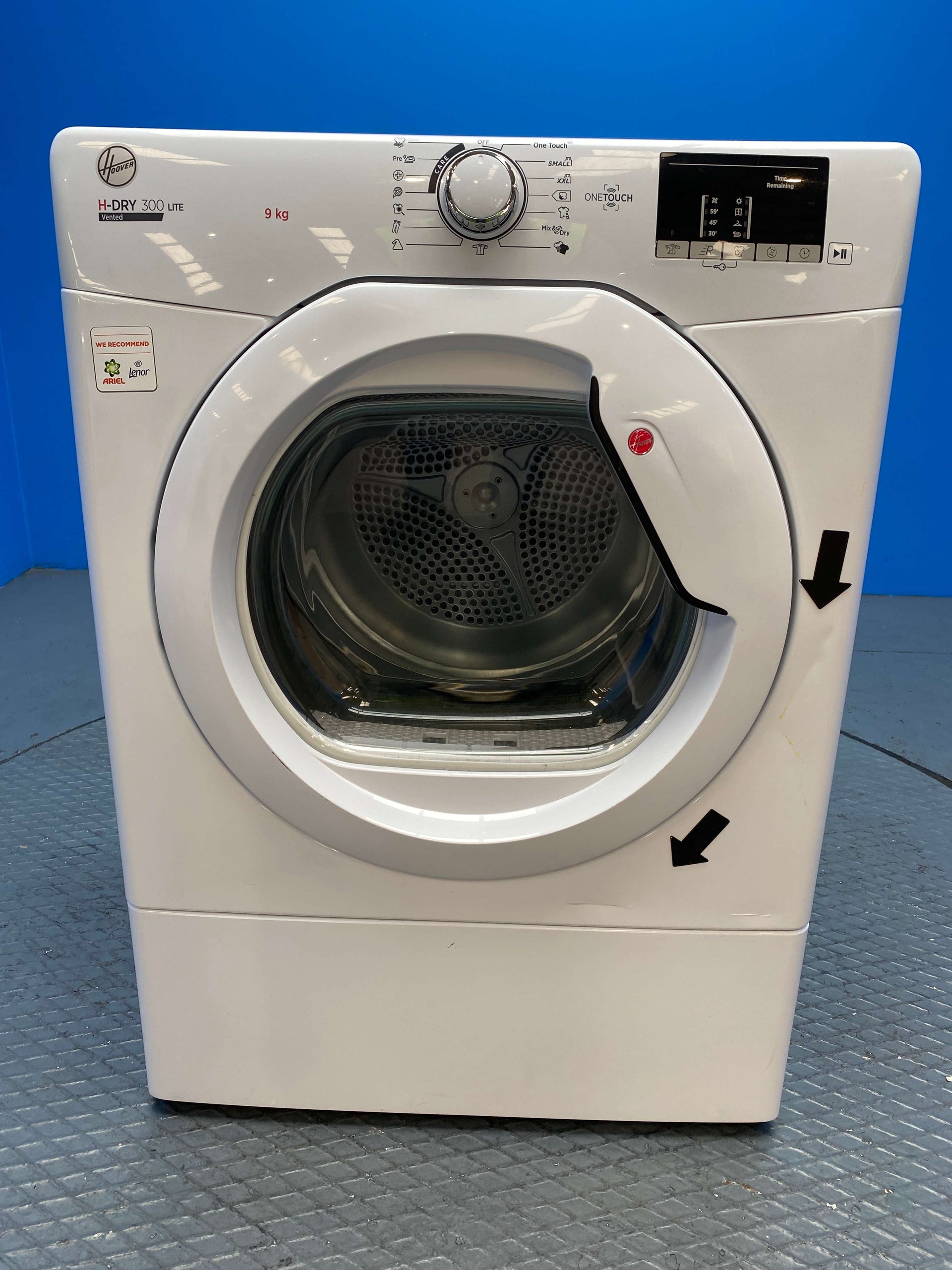 Hoover HLEV9DG 9kg Vented Tumble Dryer