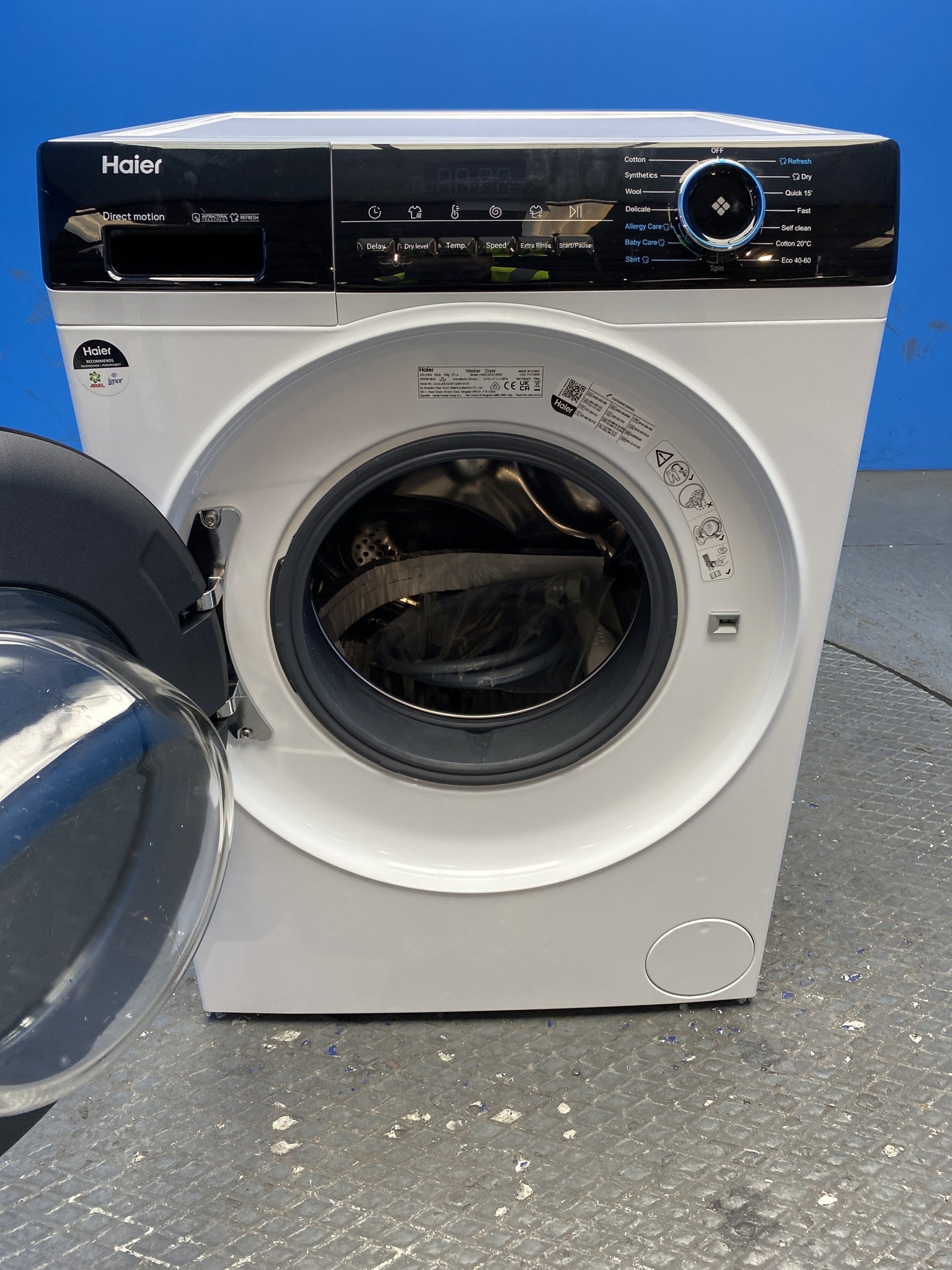 Haier HWD100-B14939 Series 3 10kg / 6kg 1400 Spin Washer Dryer