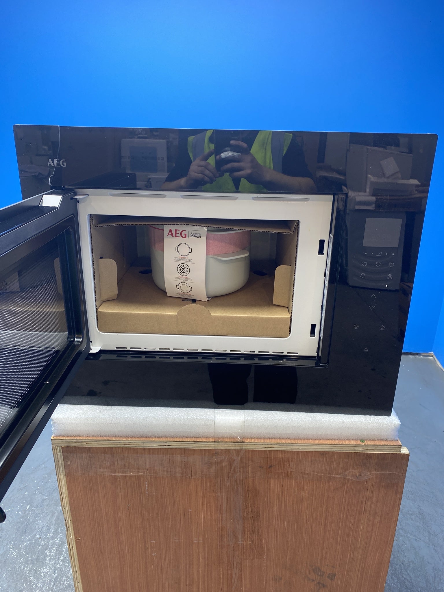 AEG 6000 Series OB6SM261UB Built-in Steam Microwave