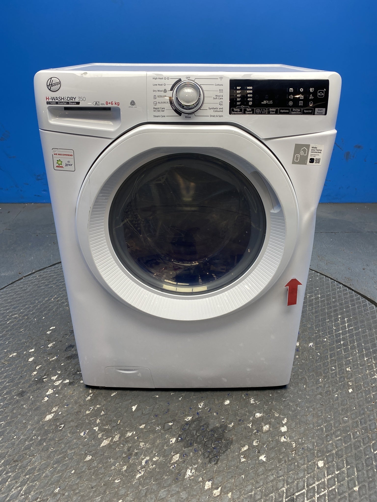Hoover H3WPS486TAM6 8kg 1400 Spin Washing Machine