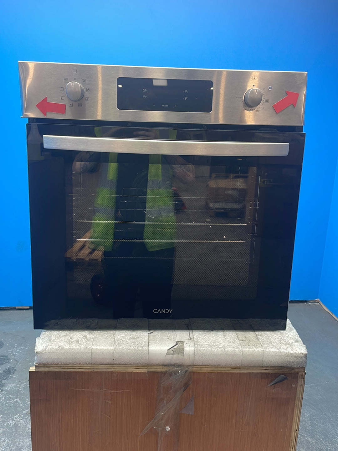 #GRC-146-367 - Candy Idea 60cm Electric Single Oven – 70L Capacity, Self-Cleaning, Silver
