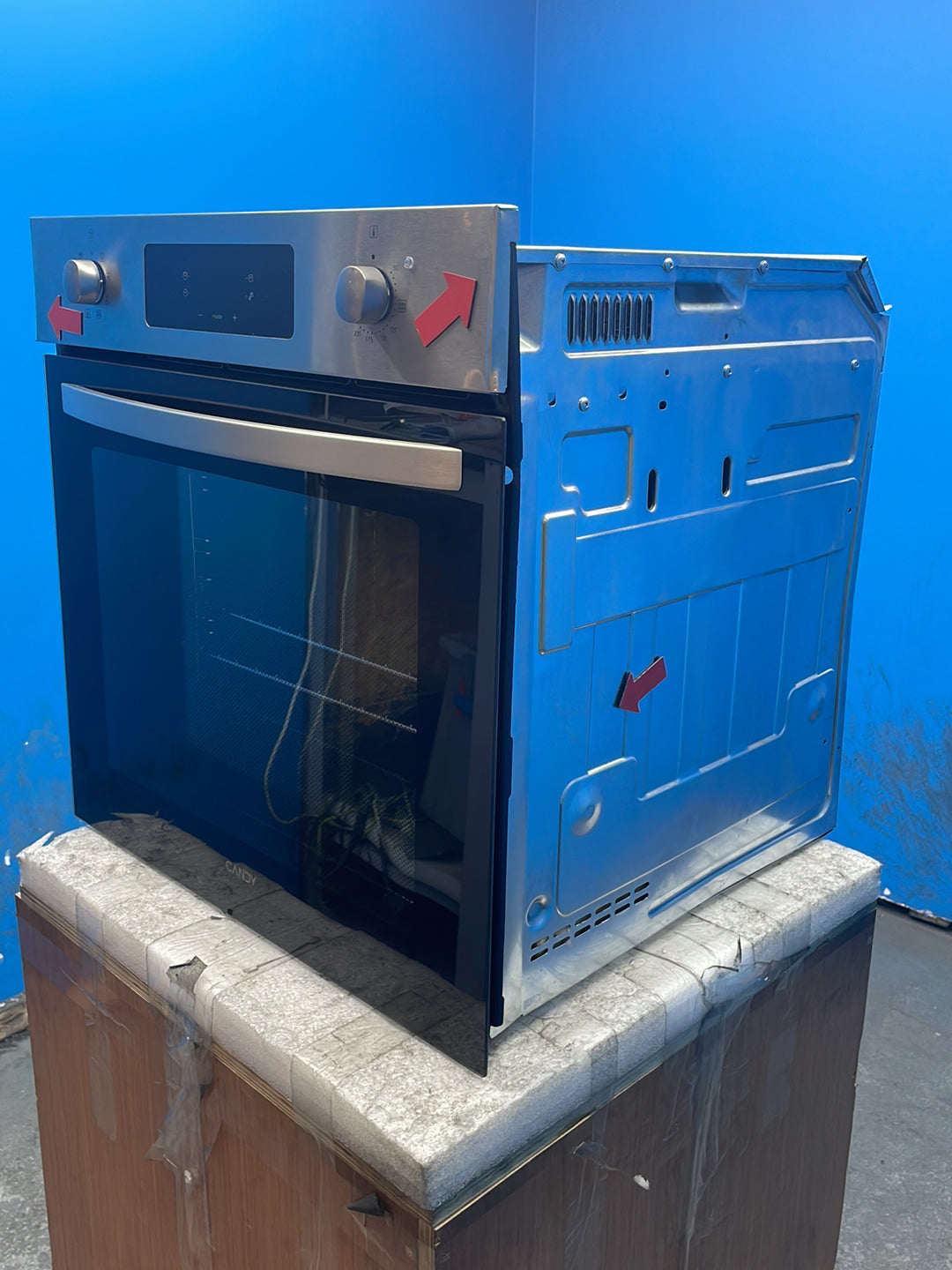 #GRC-146-367 - Candy Idea 60cm Electric Single Oven – 70L Capacity, Self-Cleaning, Silver