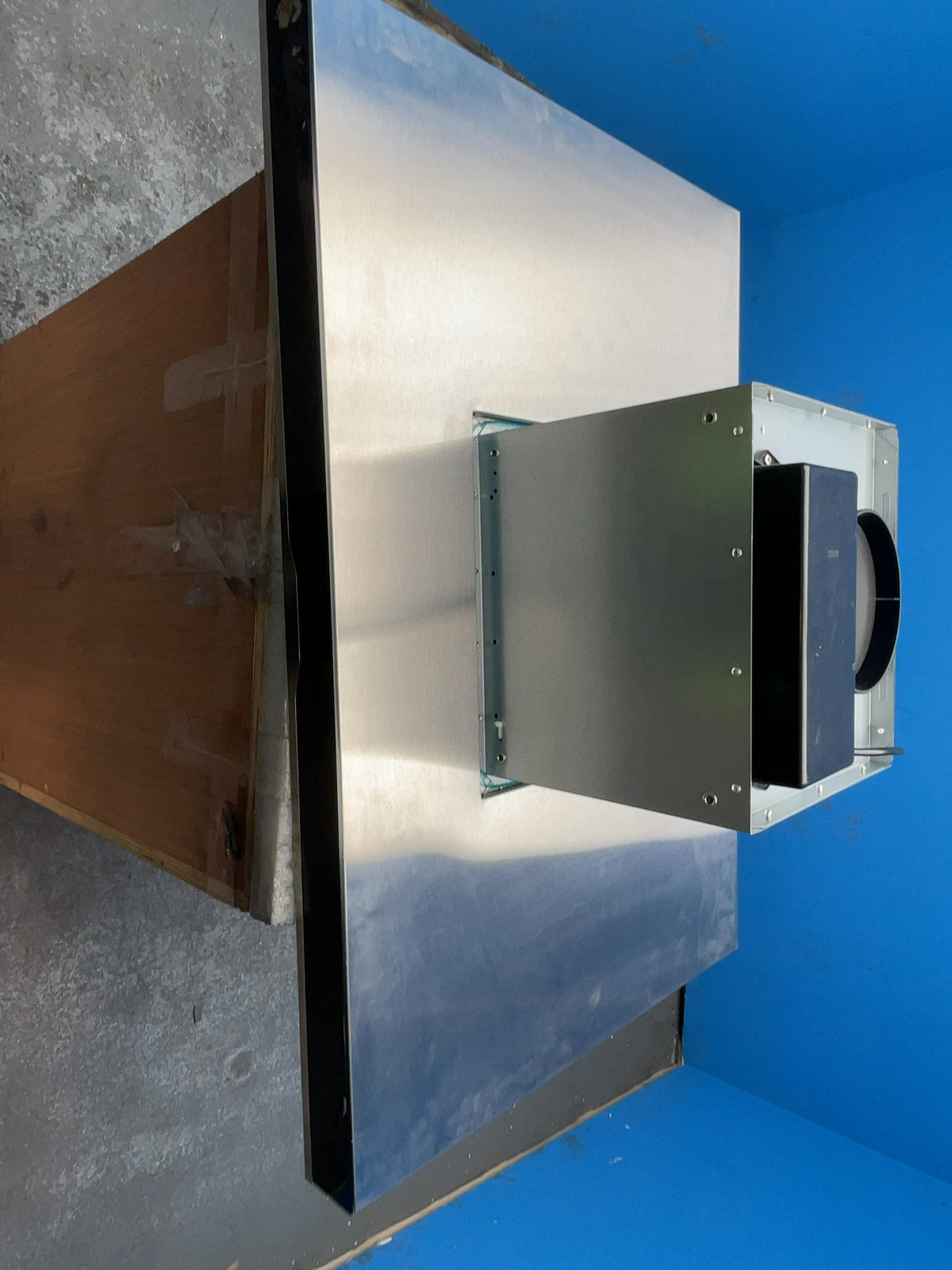 #GRC-152-285 - Hoover H500 90cm Island Cooker Hood – WiFi/Bluetooth, 703m³/h, Black Glass