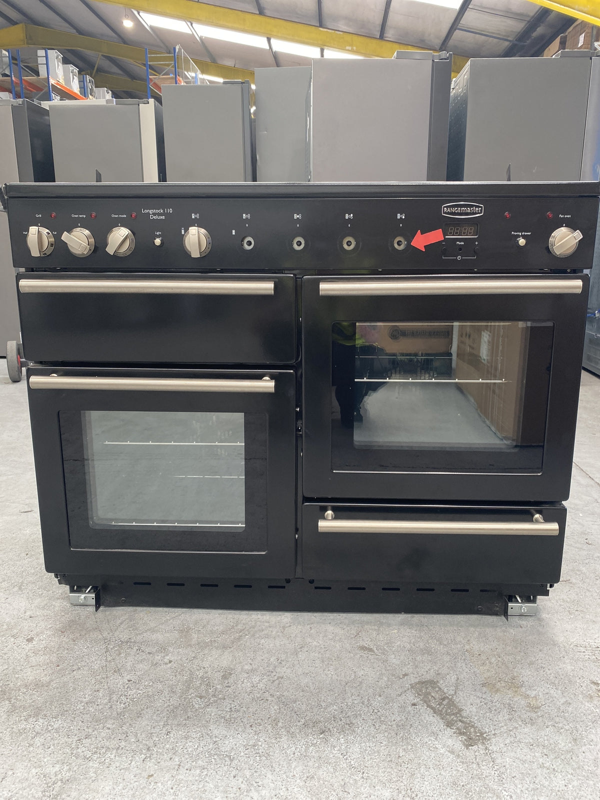 #GRC-153-308 - Rangemaster Longstock Deluxe 110cm Induction Range Cooker – 160L, Griddle