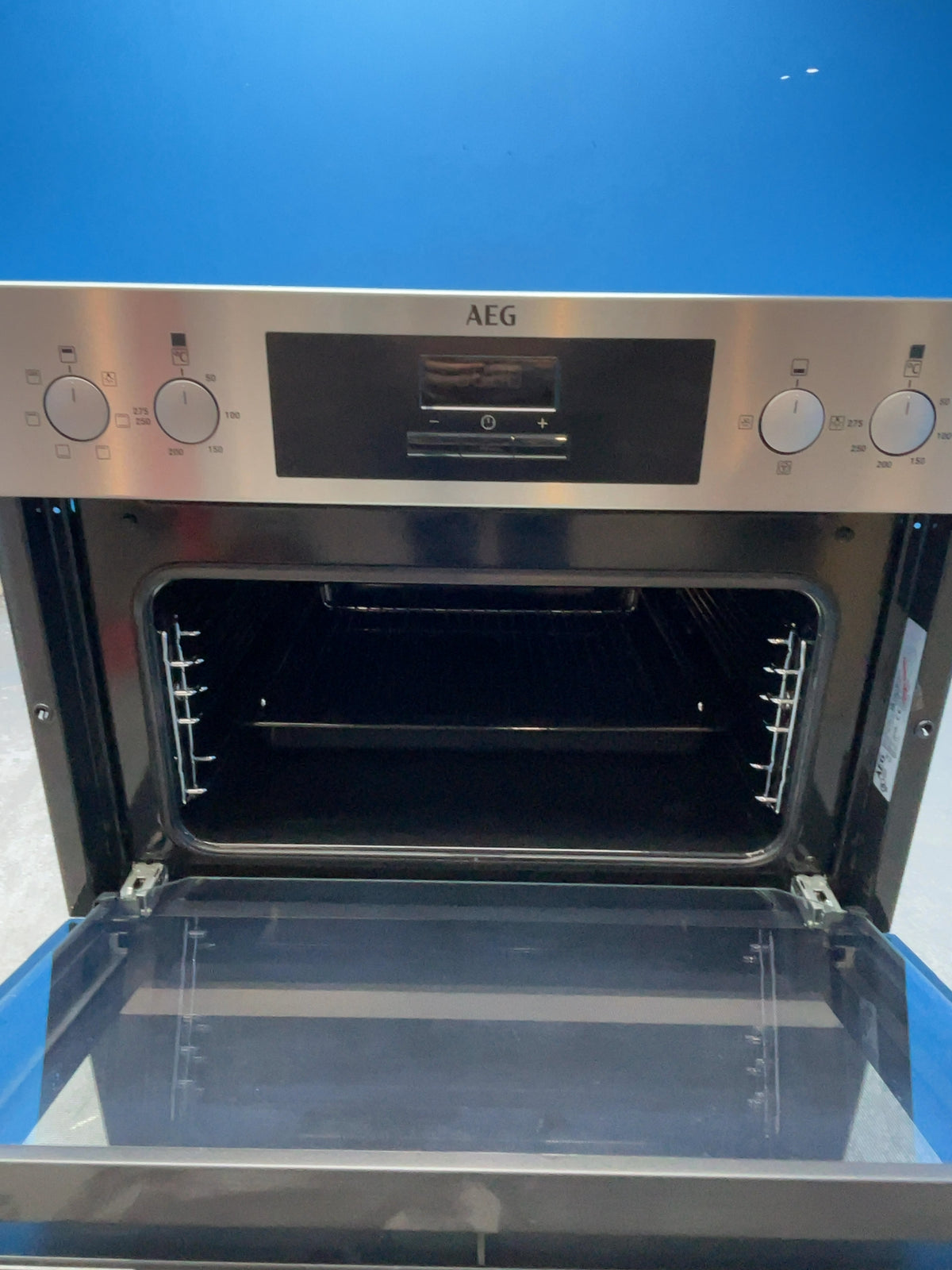 #GRC-154-132 - AEG 6000 SurroundCook 60cm Electric Double Oven – 108L Capacity, Self-Cleaning