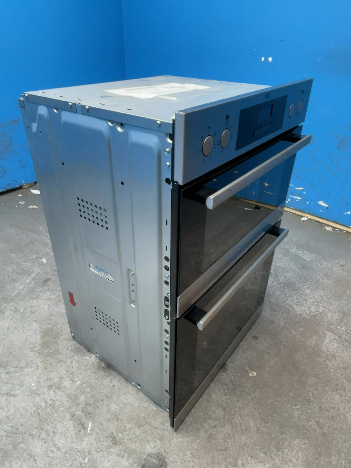 #GRC-154-132 - AEG 6000 SurroundCook 60cm Electric Double Oven – 108L Capacity, Self-Cleaning