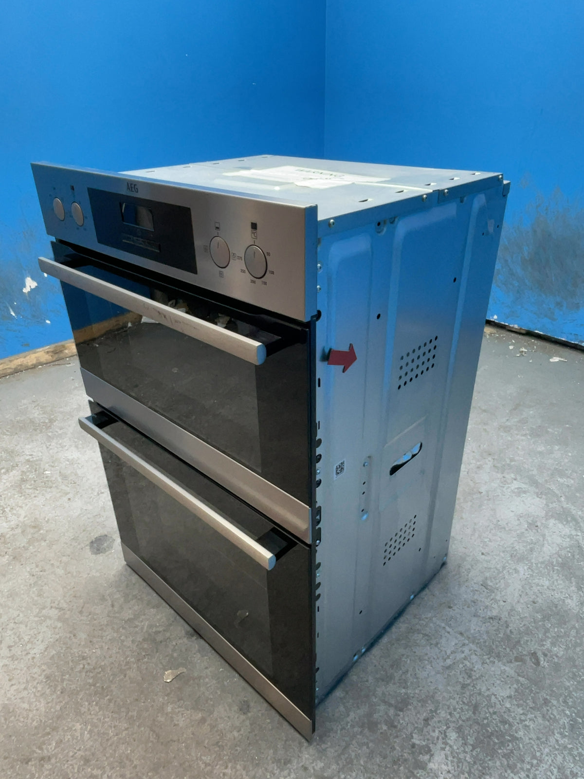 #GRC-154-132 - AEG 6000 SurroundCook 60cm Electric Double Oven – 108L Capacity, Self-Cleaning