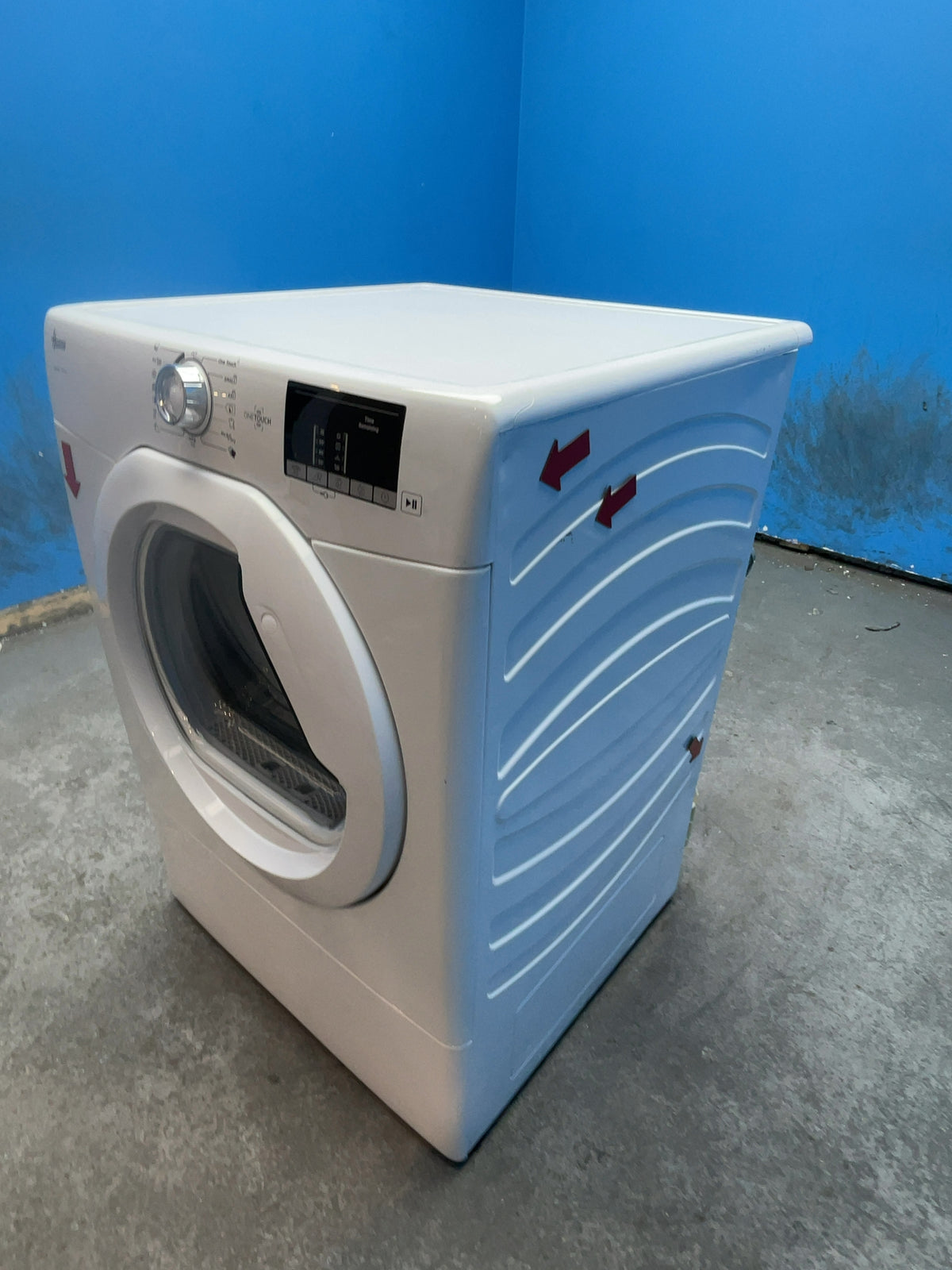 #GRC-156-155 - Hoover H-DRY 300 10kg Vented Tumble Dryer – WiFi Connected, White