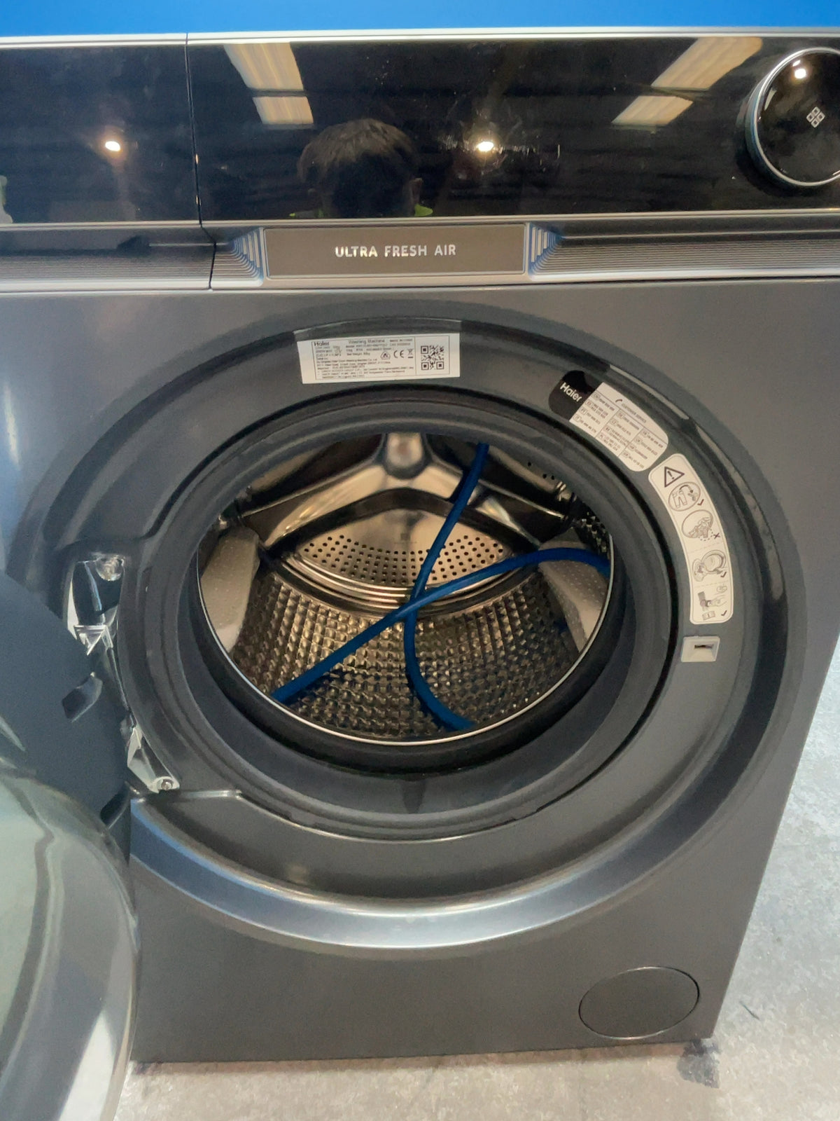 #GRC-156-898 - Haier 11kg 1400rpm Washing Machine – Direct Motion Motor, Graphite