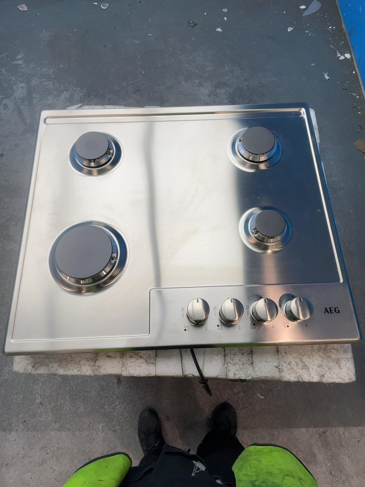 #GRC-158-248 - AEG 3000 Series 60cm Gas Hob – 4 Burners, Slimline Design, SpeedBurn Tech