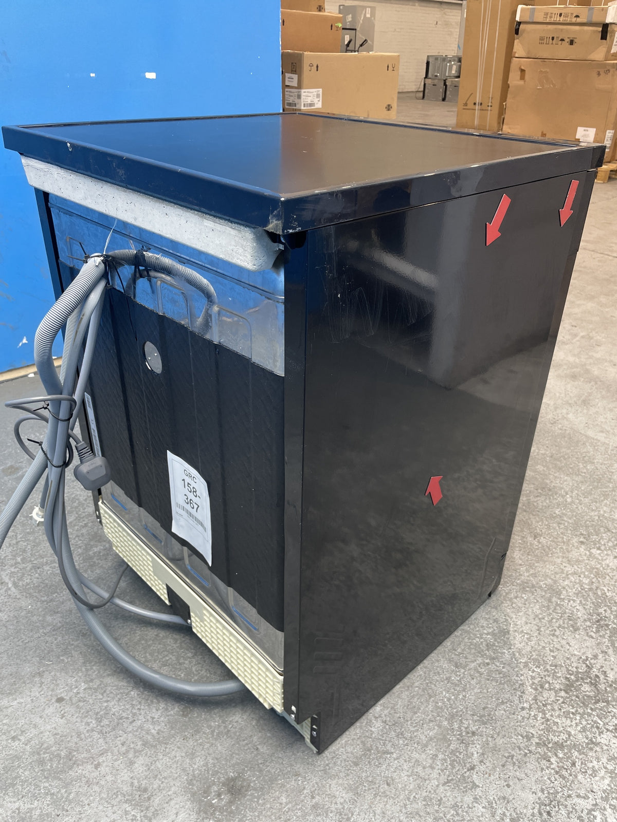 #GRC-158-367 - Candy Rapidò 60cm Dishwasher – 13 Place Settings, WiFi Connected, E Rated, Black, 93kWh/yr