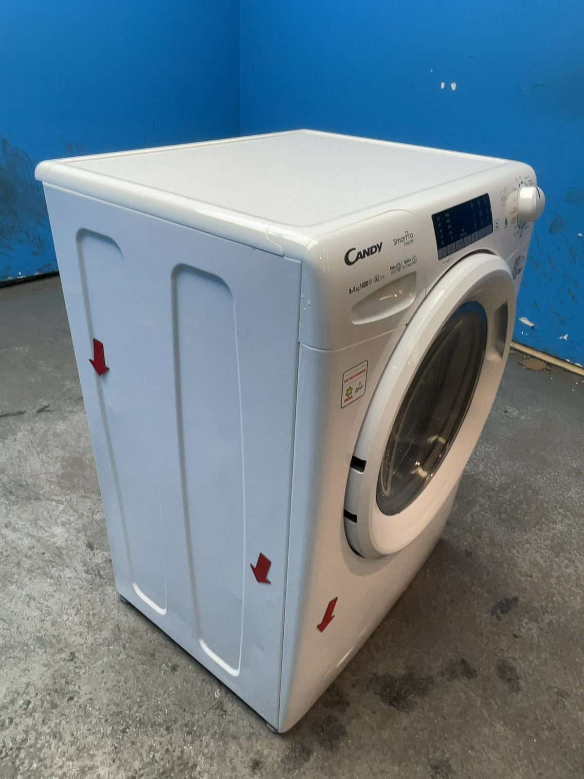 #GRC-158-521 - Candy Smart Pro Washer Dryer – 8kg Wash, 5kg Dry, 1400rpm, WiFi Connected, White